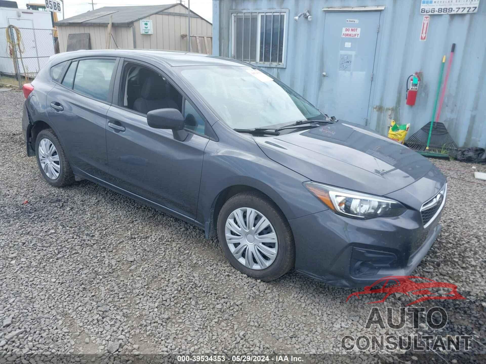 SUBARU IMPREZA 2018 - 4S3GTAA67J3741745