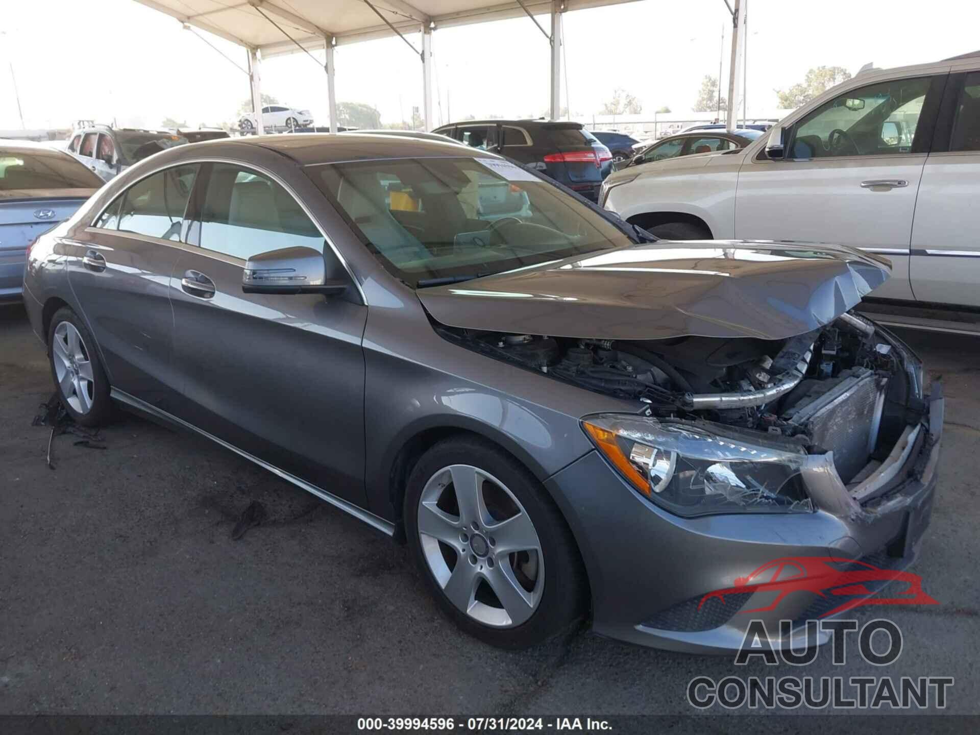 MERCEDES-BENZ CLA 250 2016 - WDDSJ4EB5GN361007