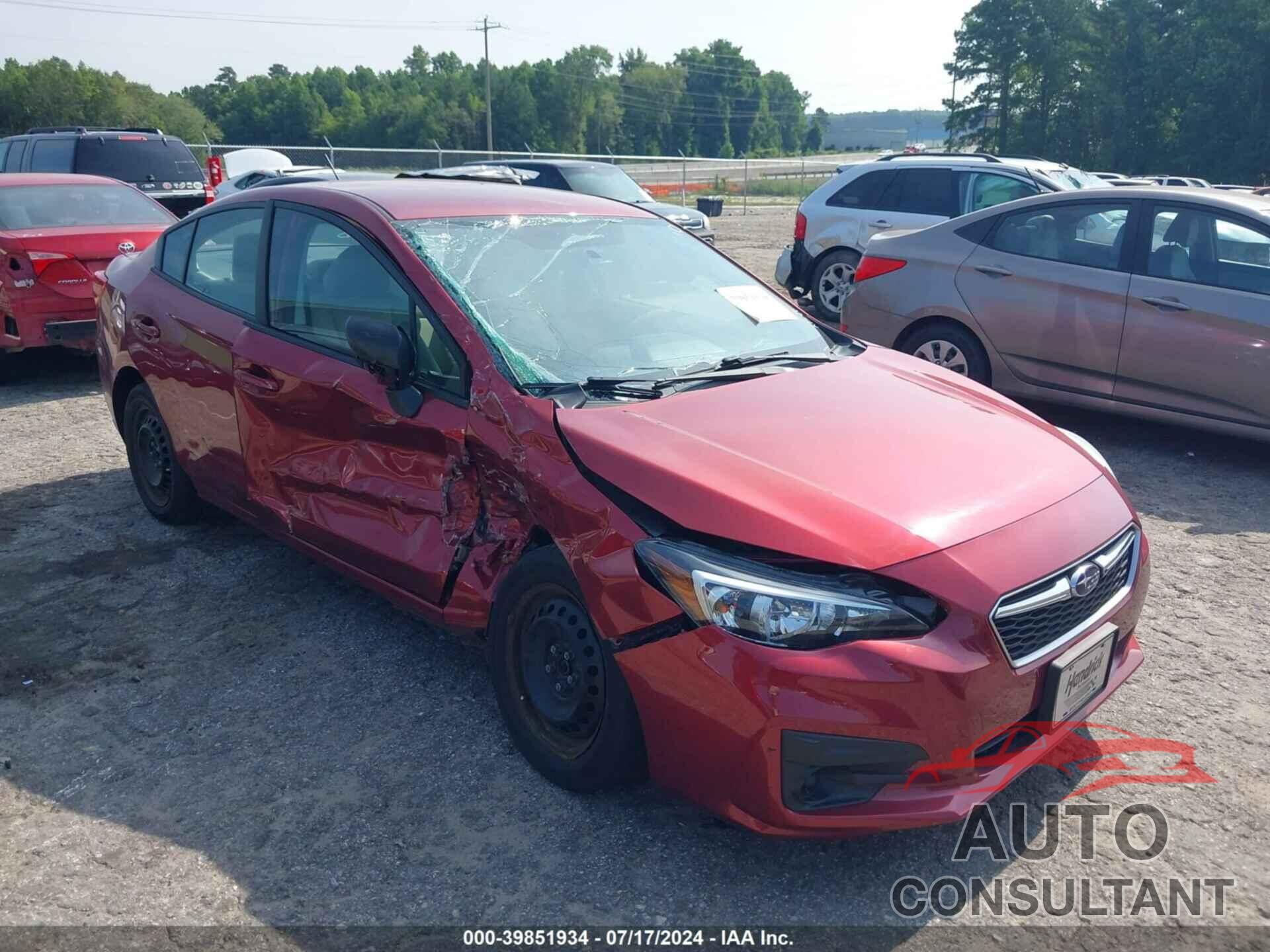 SUBARU IMPREZA 2019 - 4S3GKAA61K3609018