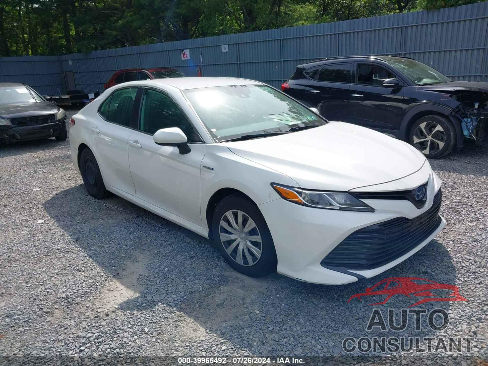 TOYOTA CAMRY 2020 - 4T1C31AK9LU522807