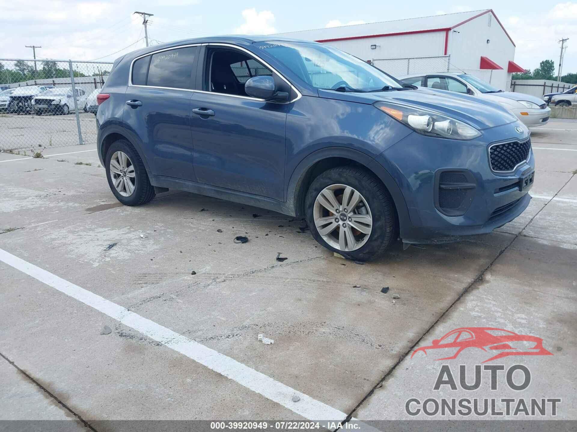 KIA SPORTAGE 2017 - KNDPM3AC8H7298913