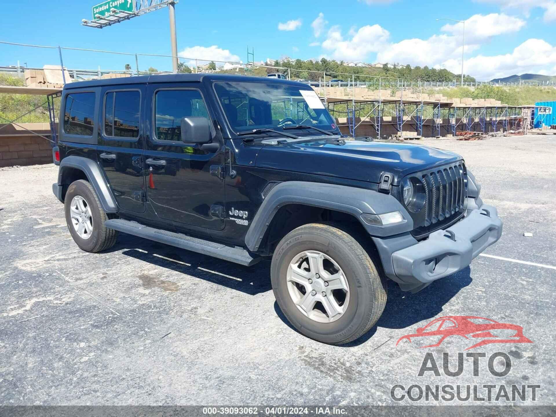 JEEP WRANGLER UNLIMITED 2020 - 1C4HJXDN1LW173431