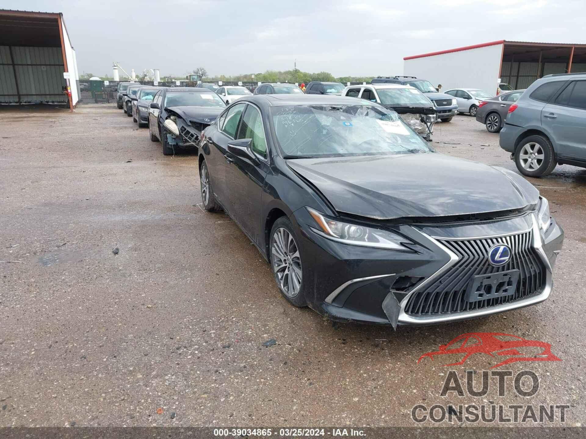 LEXUS ES 2019 - JTHB21B10K2032225