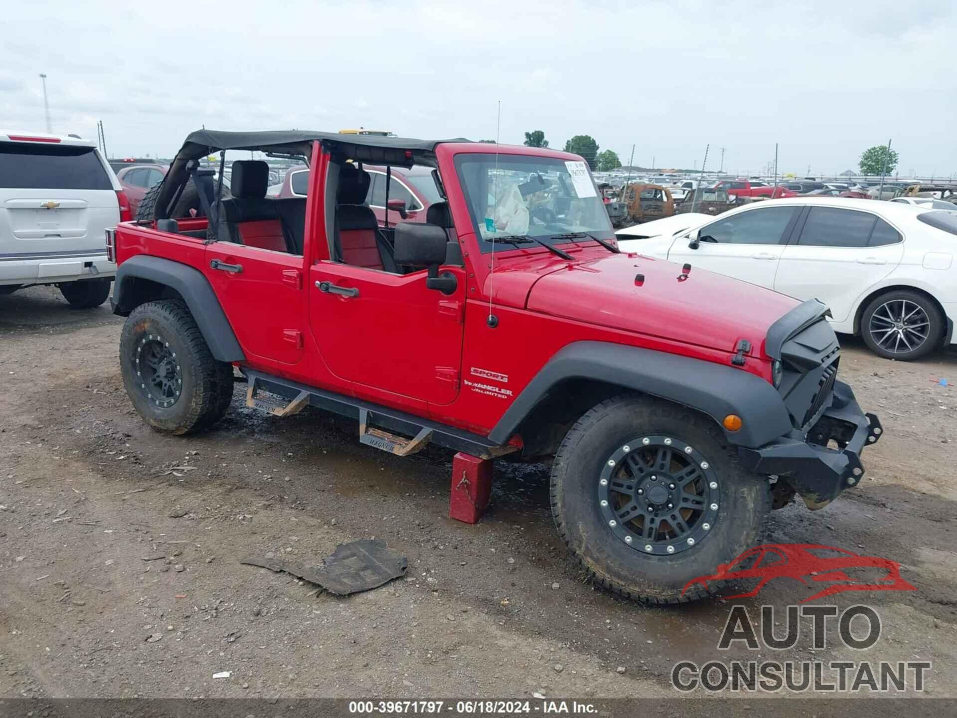 JEEP WRANGLER UNLIMITED 2010 - 1J4BA3H15AL176847