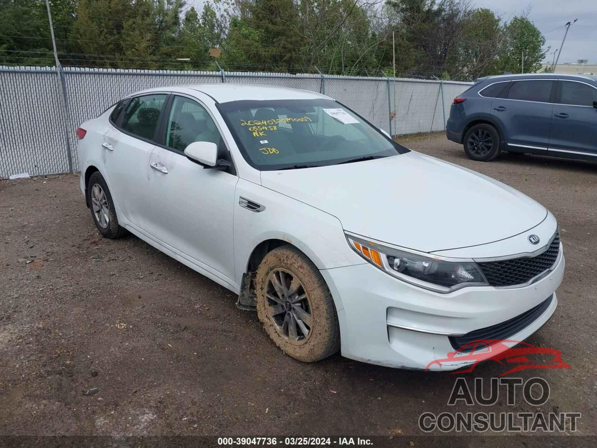 KIA OPTIMA 2016 - 5XXGT4L37GG055458