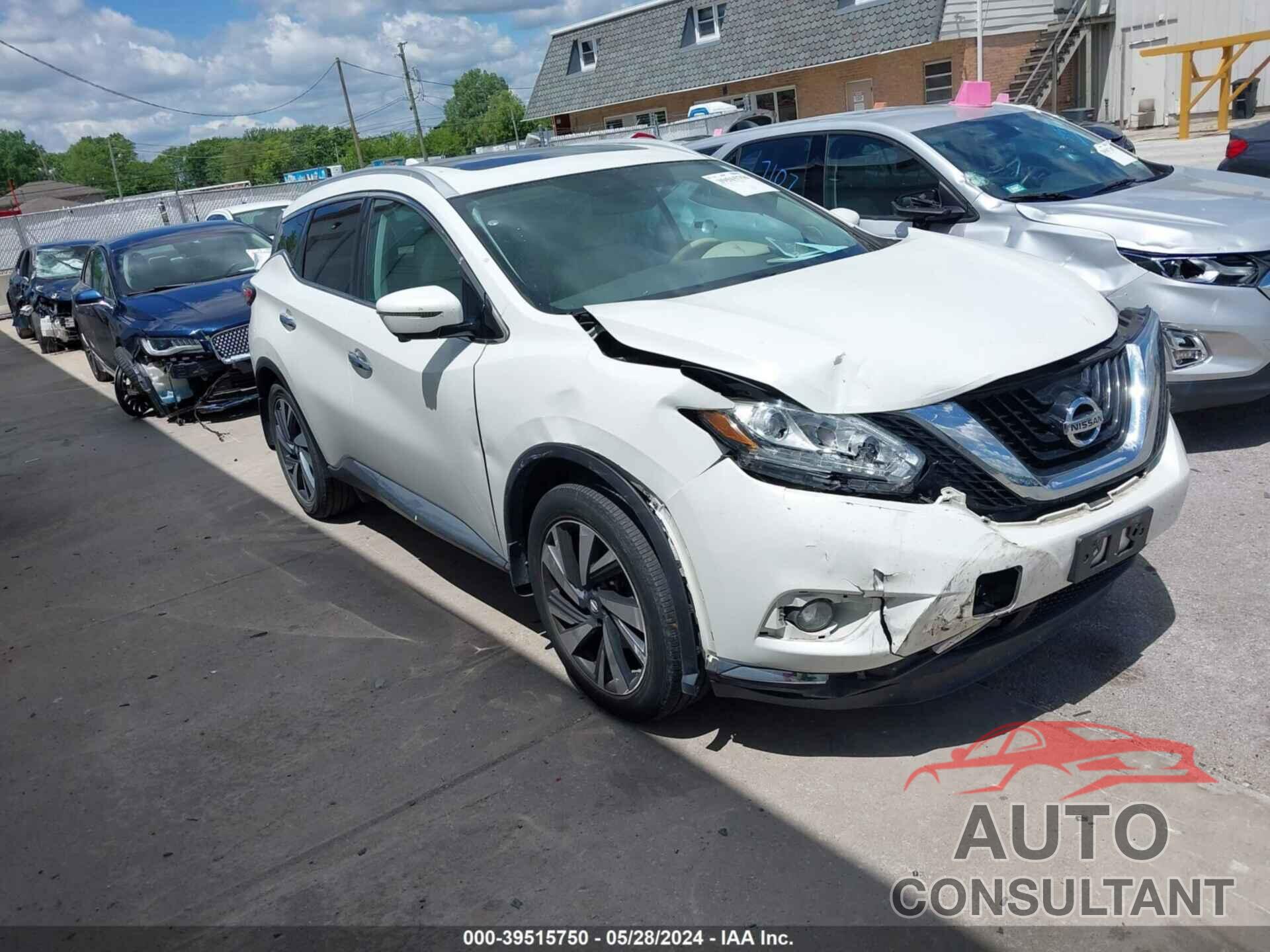 NISSAN MURANO 2016 - 5N1AZ2MH8GN141834