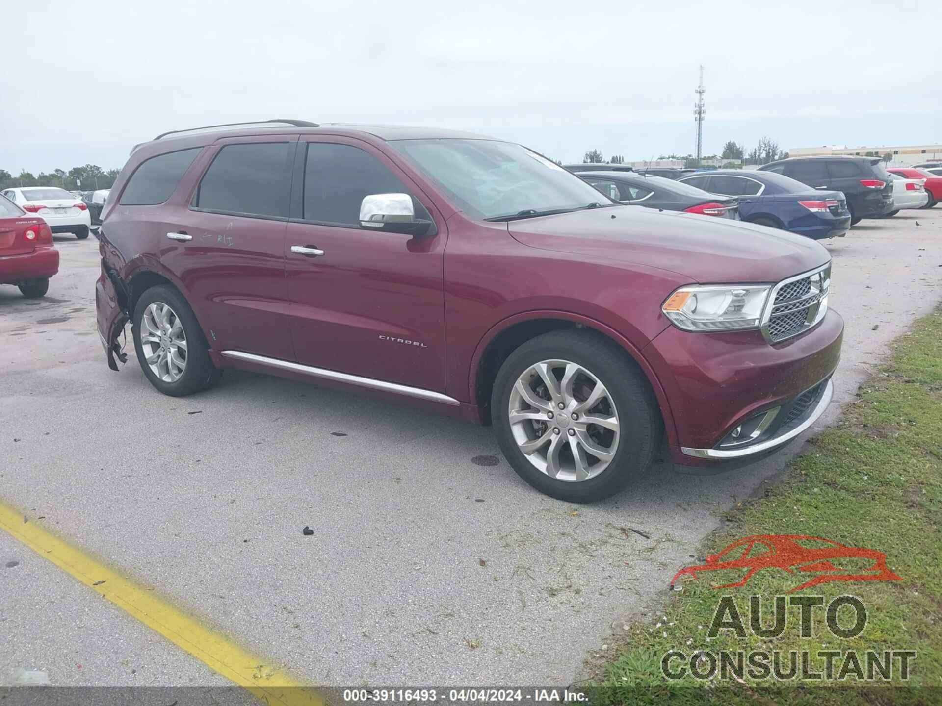 DODGE DURANGO 2016 - 1C4RDHEG6GC353321