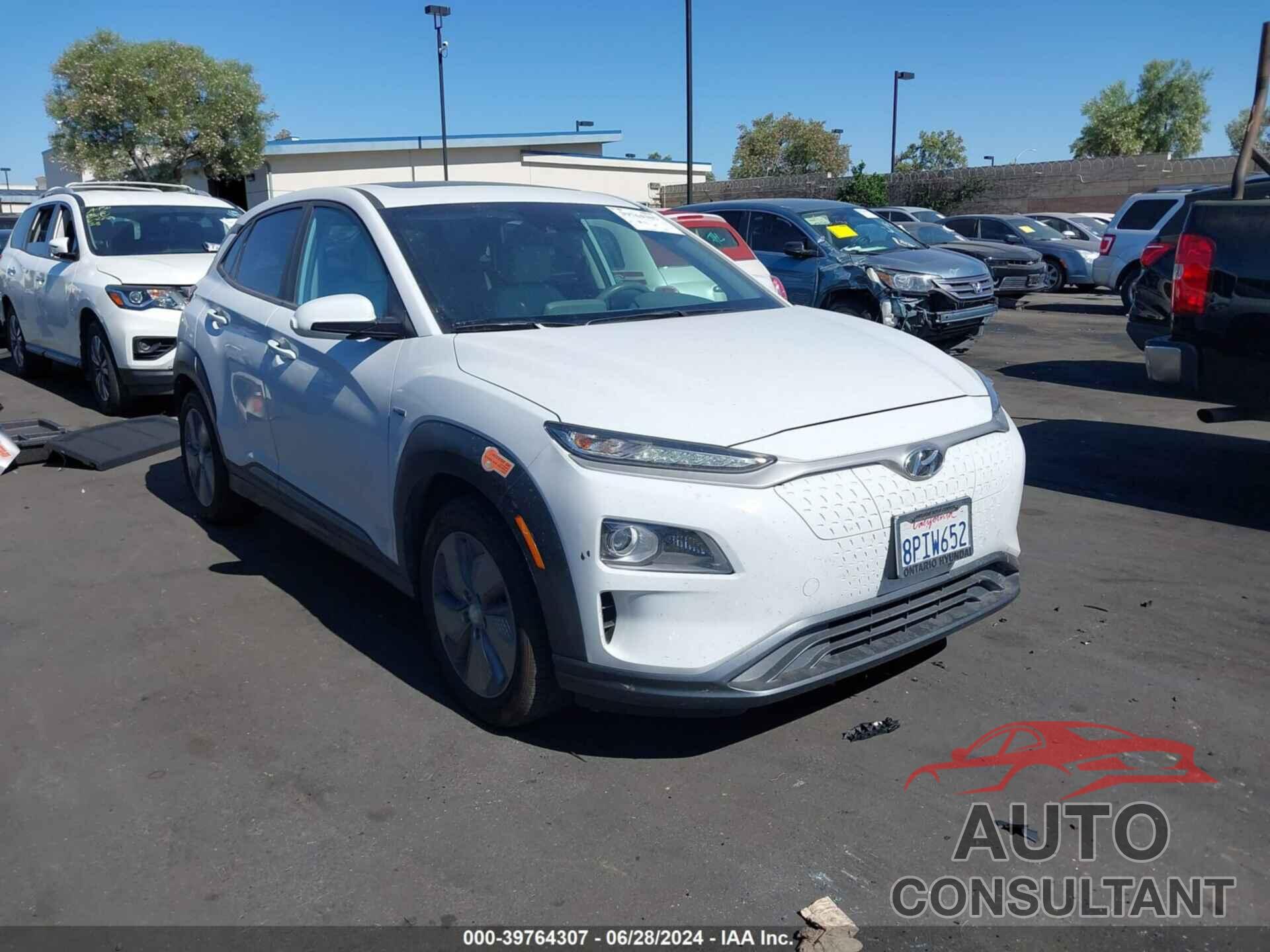 HYUNDAI KONA ELECTRIC 2020 - KM8K33AGXLU068070