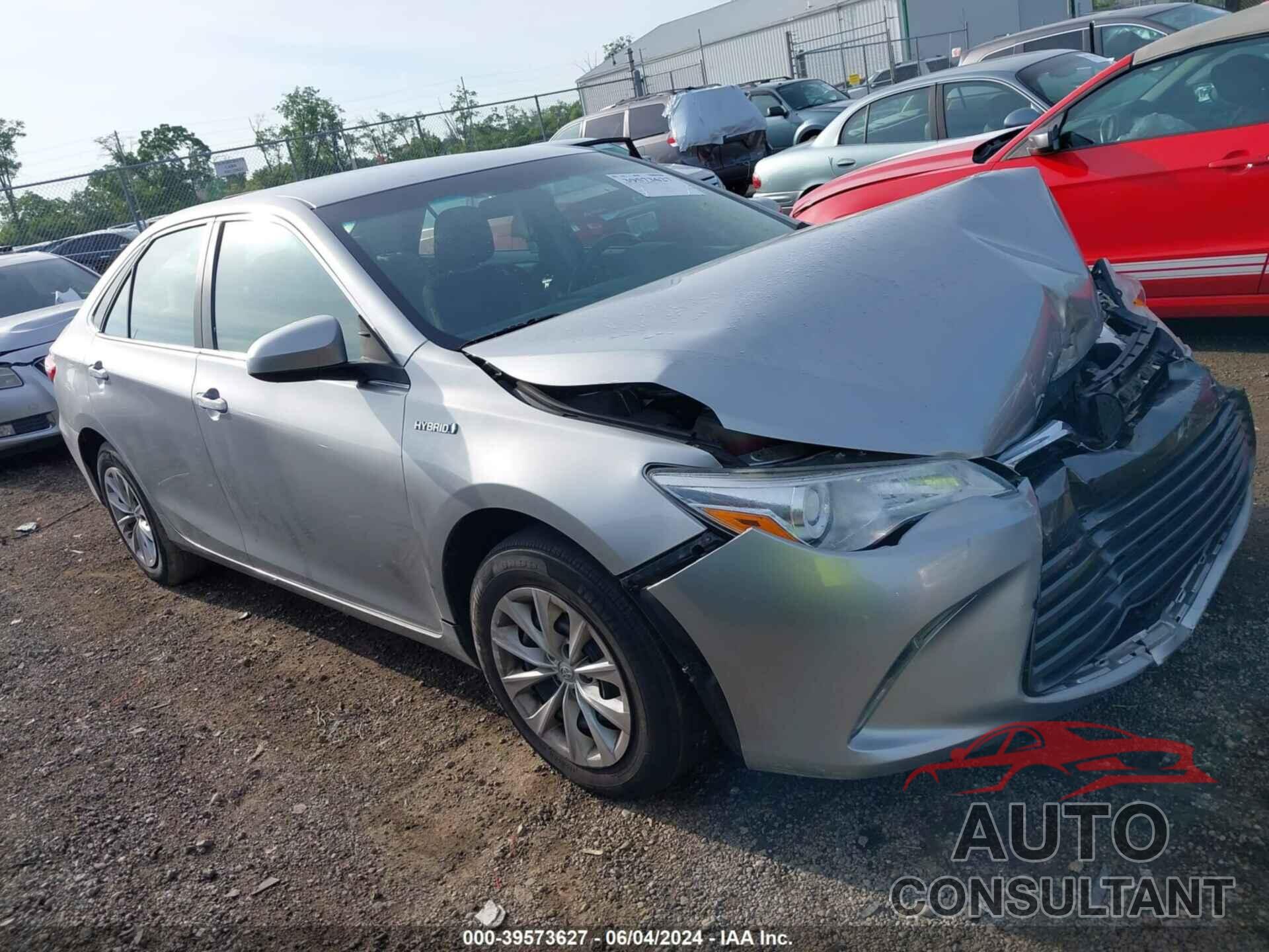 TOYOTA CAMRY HYBRID 2017 - 4T1BD1FK6HU222103