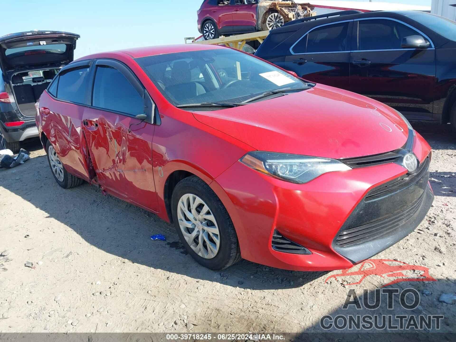 TOYOTA COROLLA 2018 - 2T1BURHE4JC049615