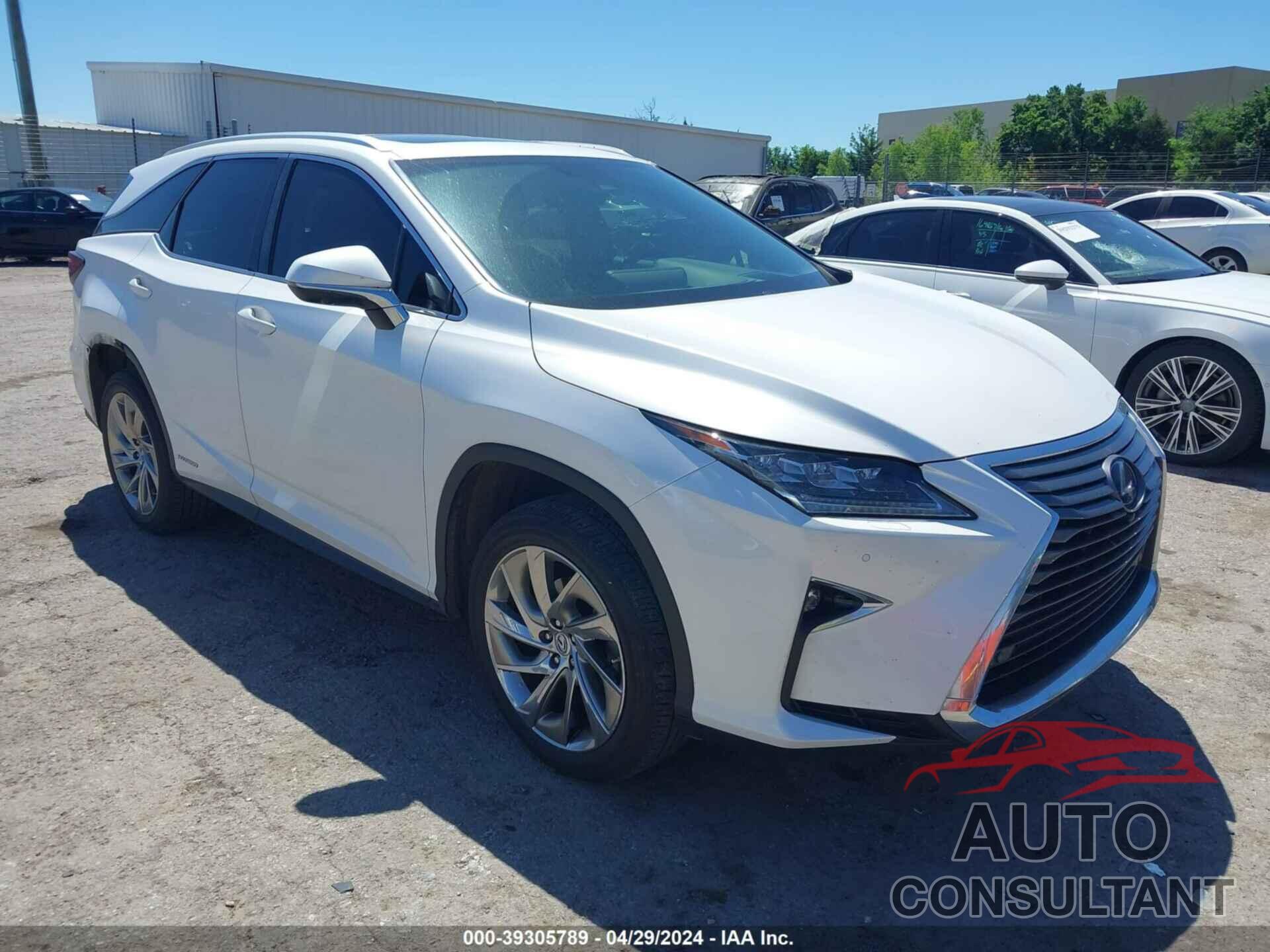 LEXUS RX 450HL 2018 - JTJDGKCA4J2002110