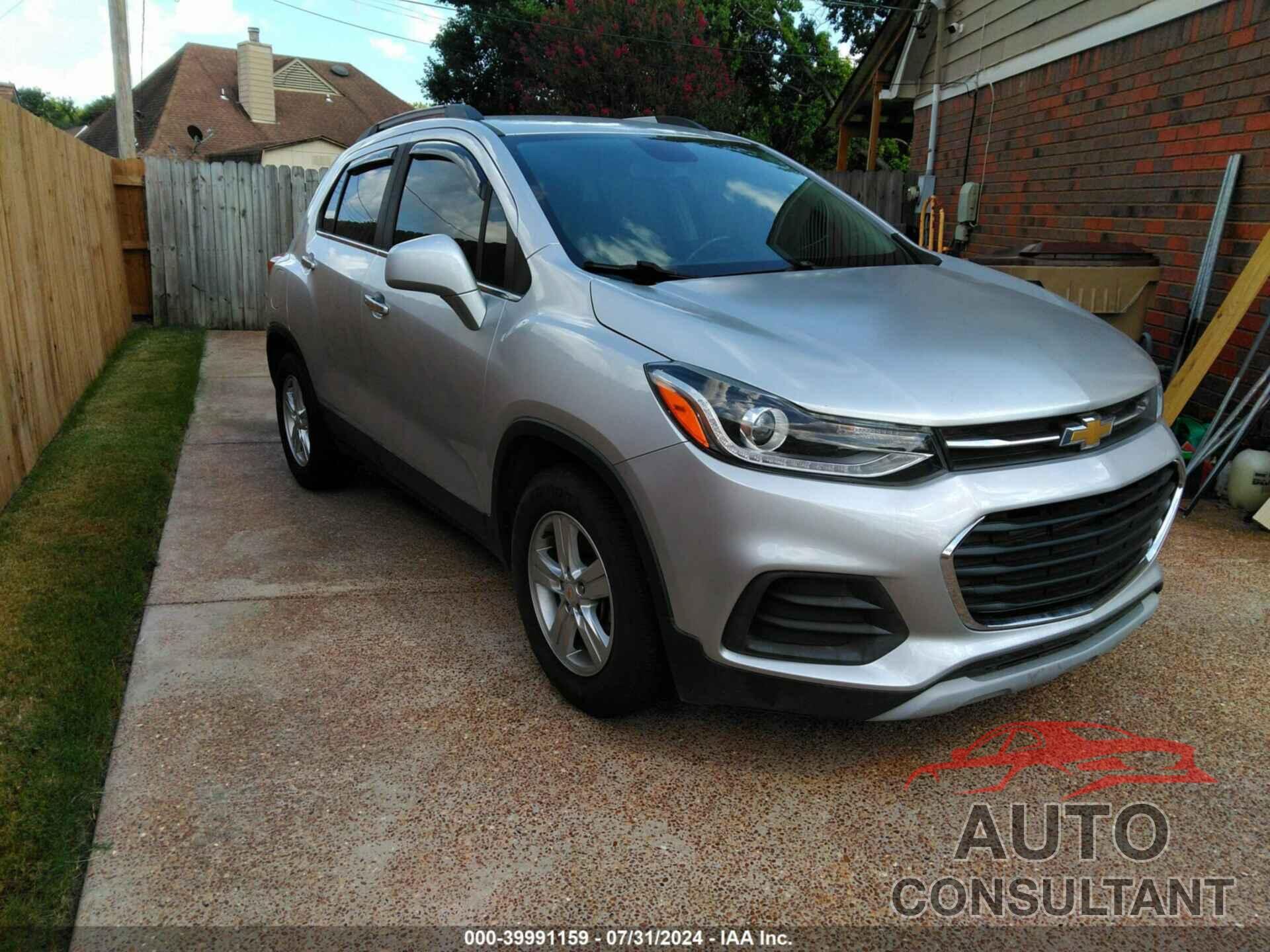 CHEVROLET TRAX 2019 - KL7CJLSB6KB753384