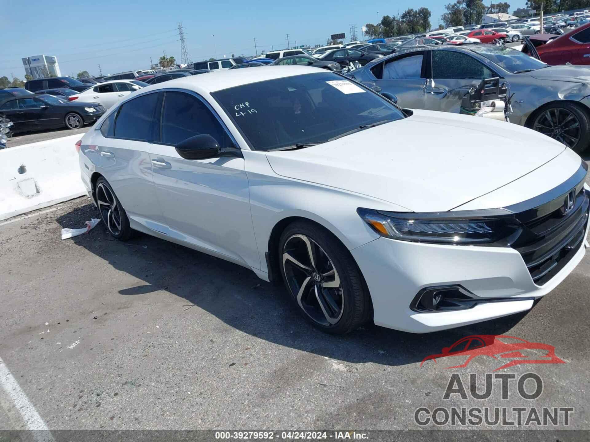 HONDA ACCORD 2022 - 1HGCV1F34NA031227