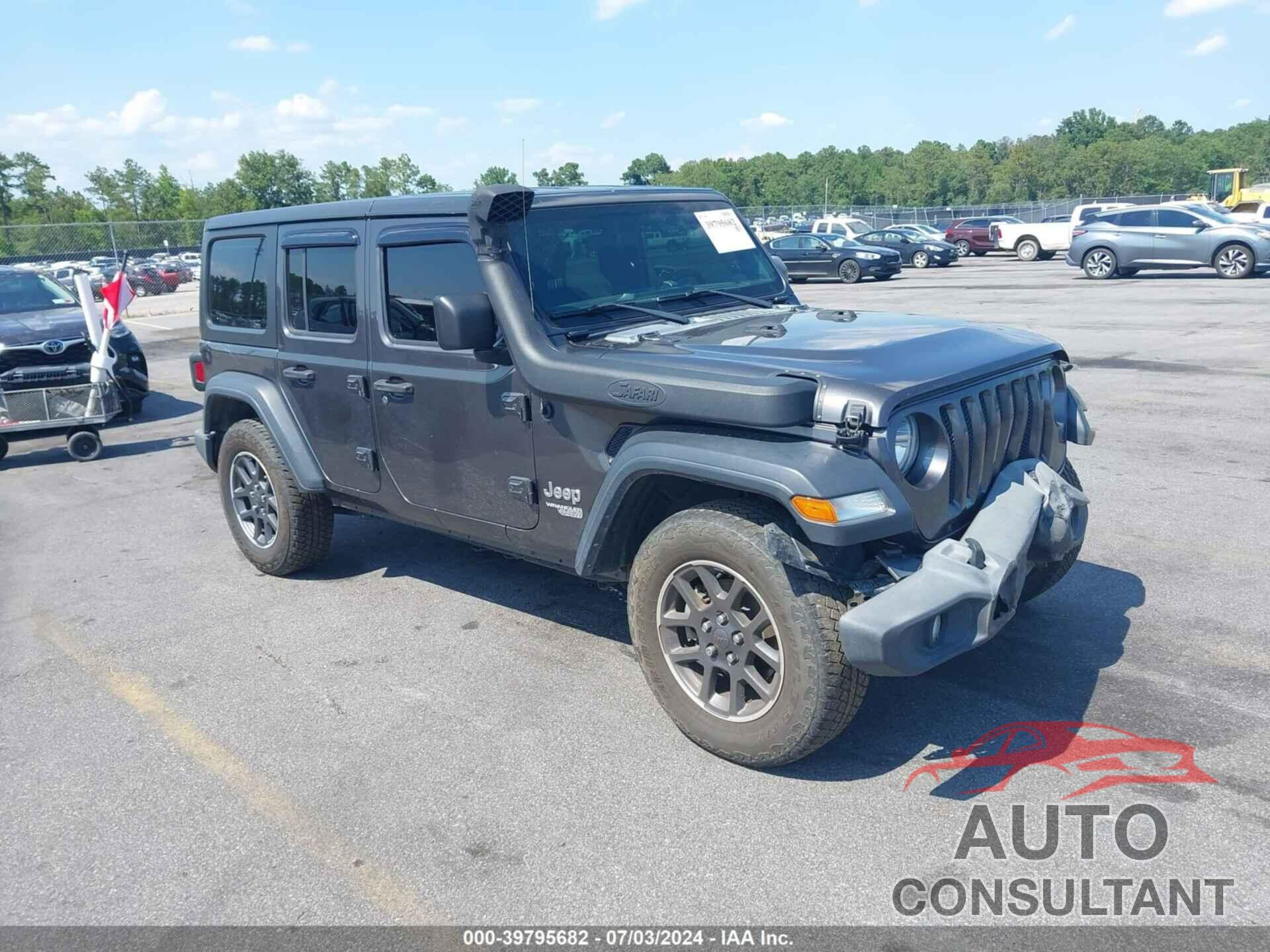 JEEP WRANGLER UNLIMITED 2018 - 1C4HJXDG2JW172593