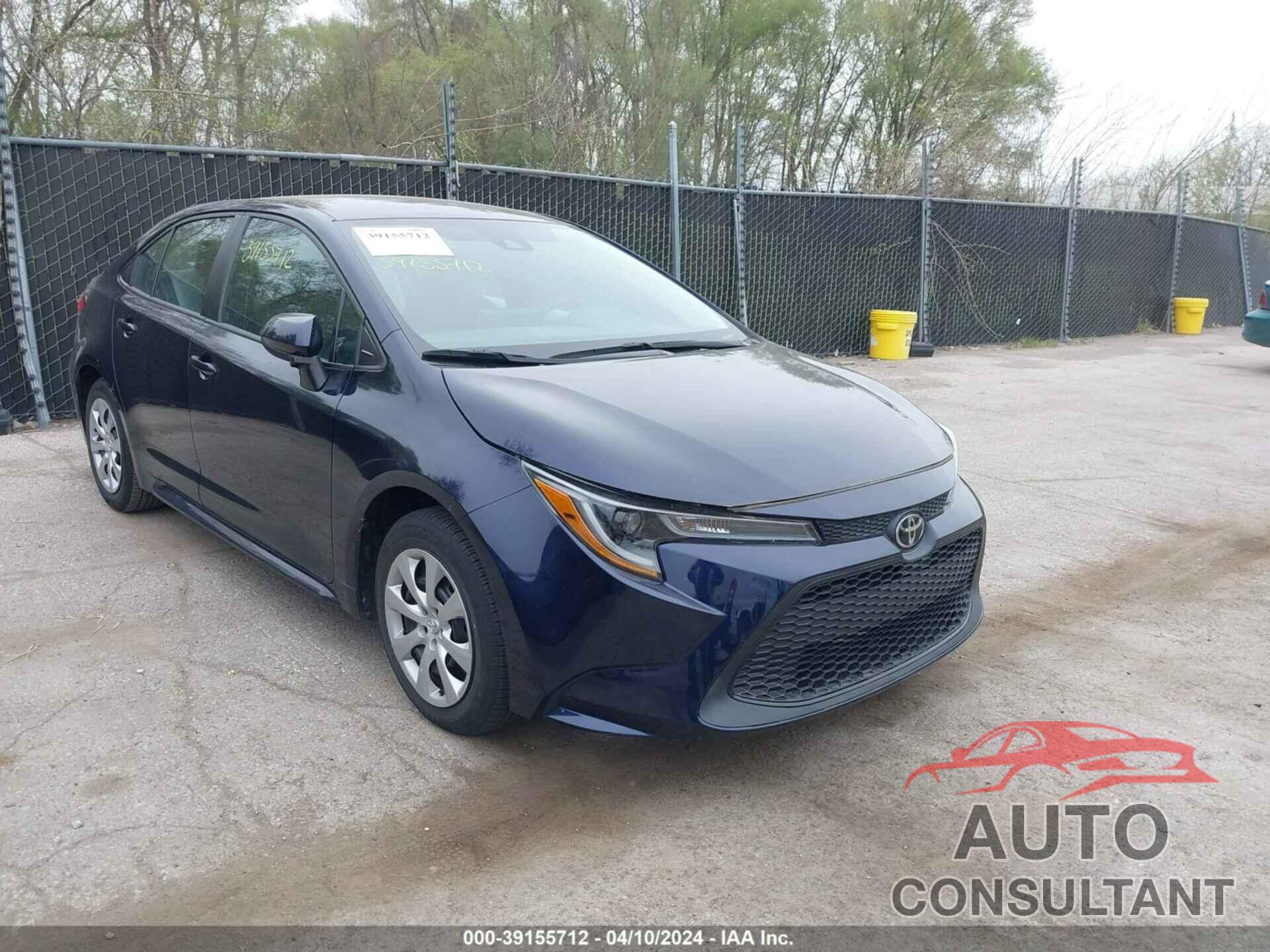 TOYOTA COROLLA 2020 - 5YFEPRAE9LP066489