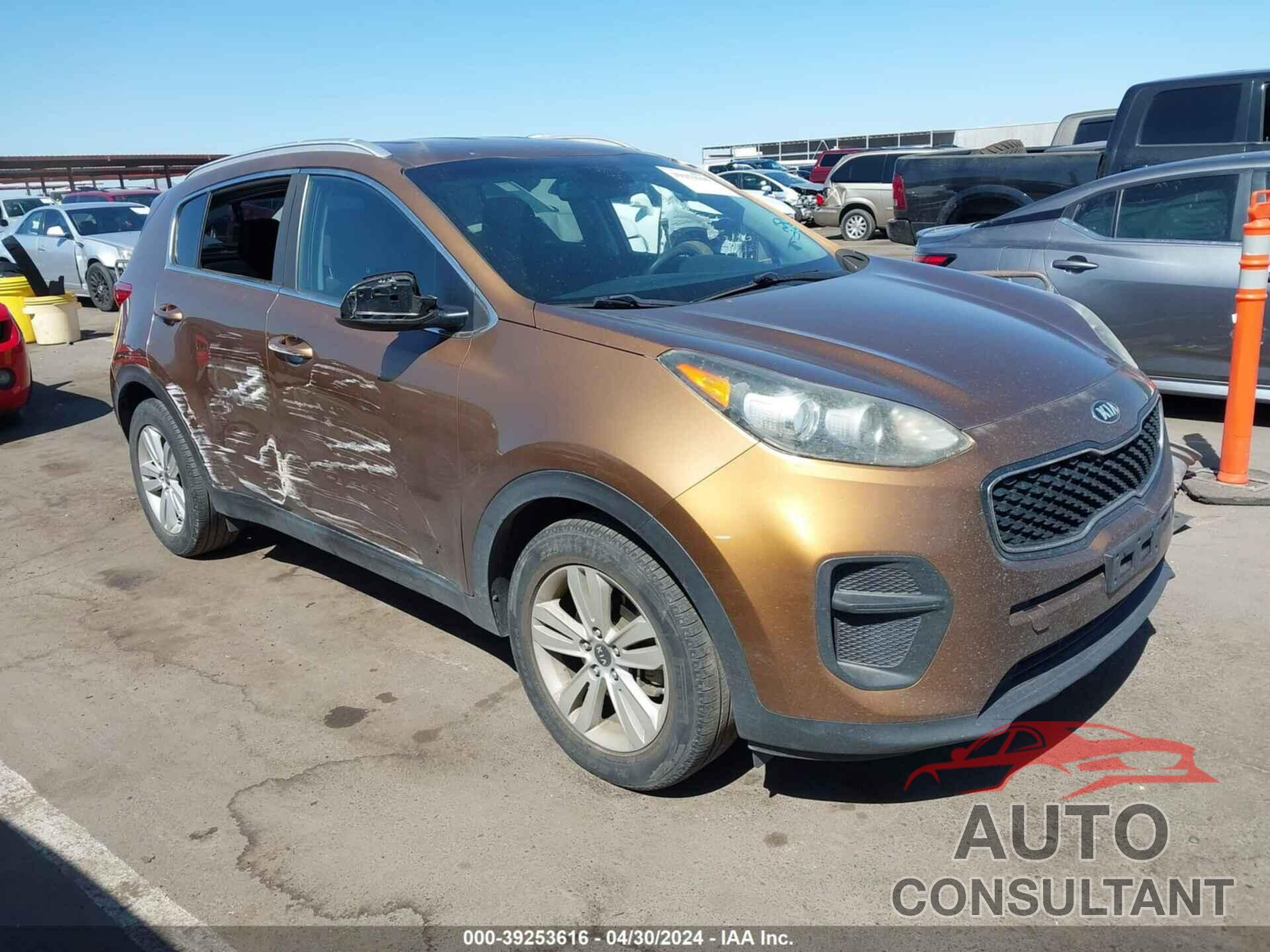 KIA SPORTAGE 2017 - KNDPM3ACXH7049934