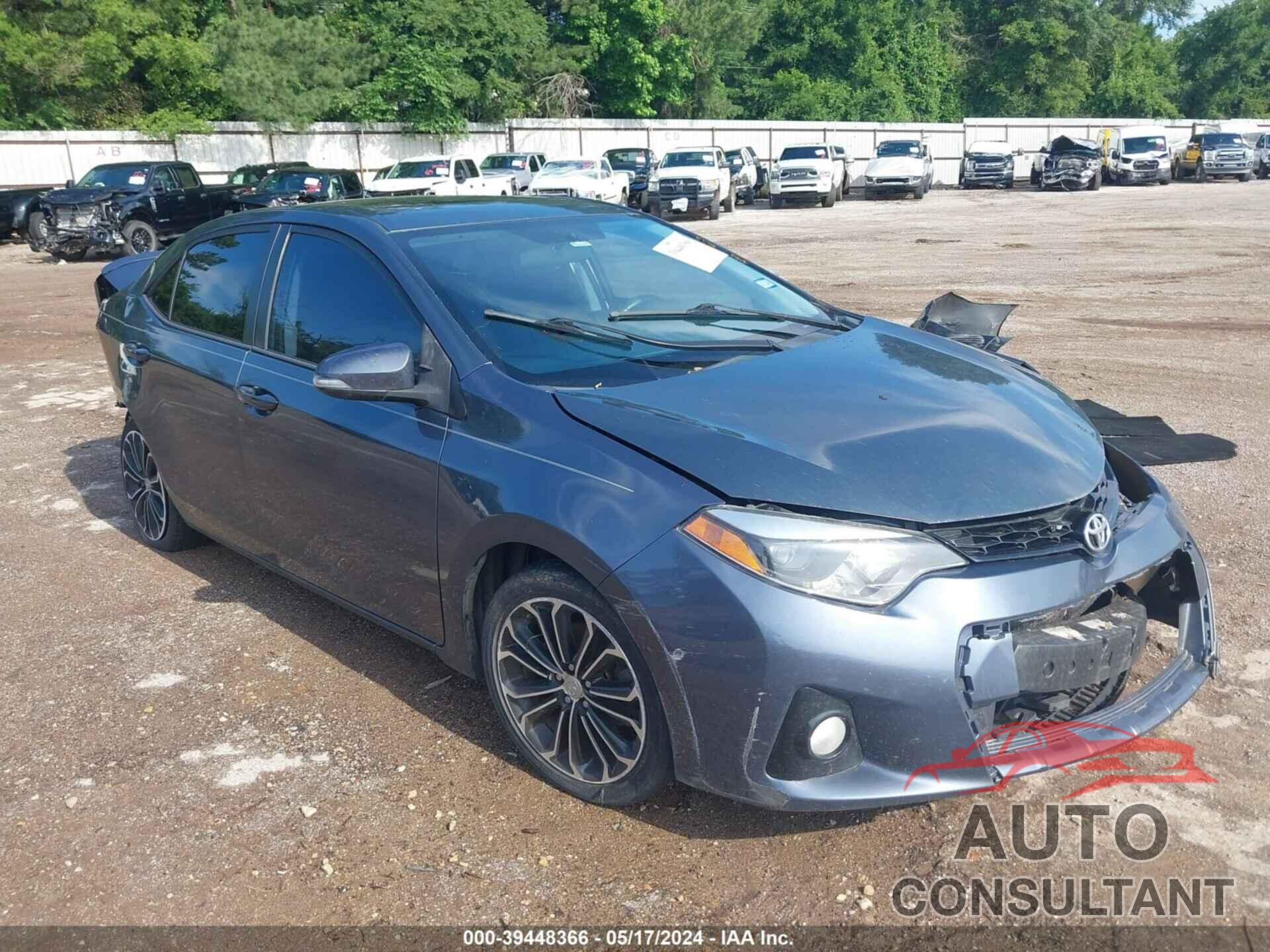 TOYOTA COROLLA 2016 - 5YFBURHE3GP370215