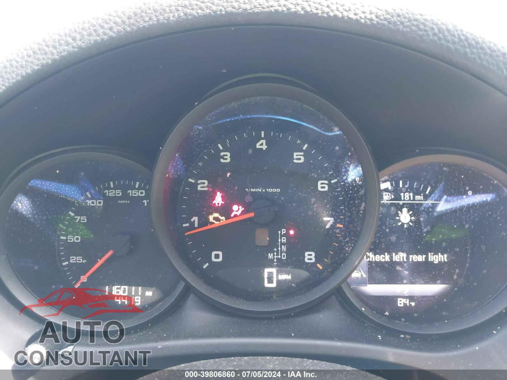 PORSCHE MACAN 2017 - WP1AA2A54HLB04538