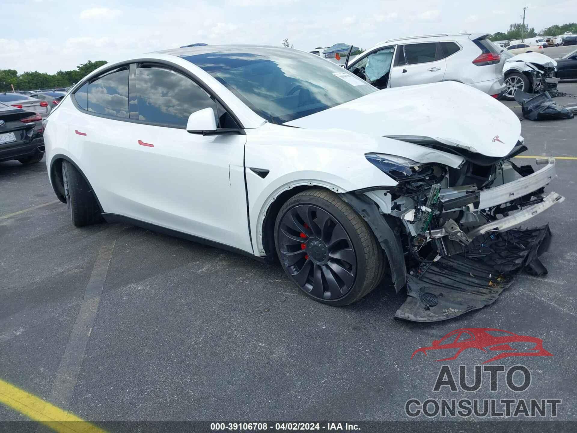 TESLA MODEL Y 2021 - 5YJYGDEF1MF259283