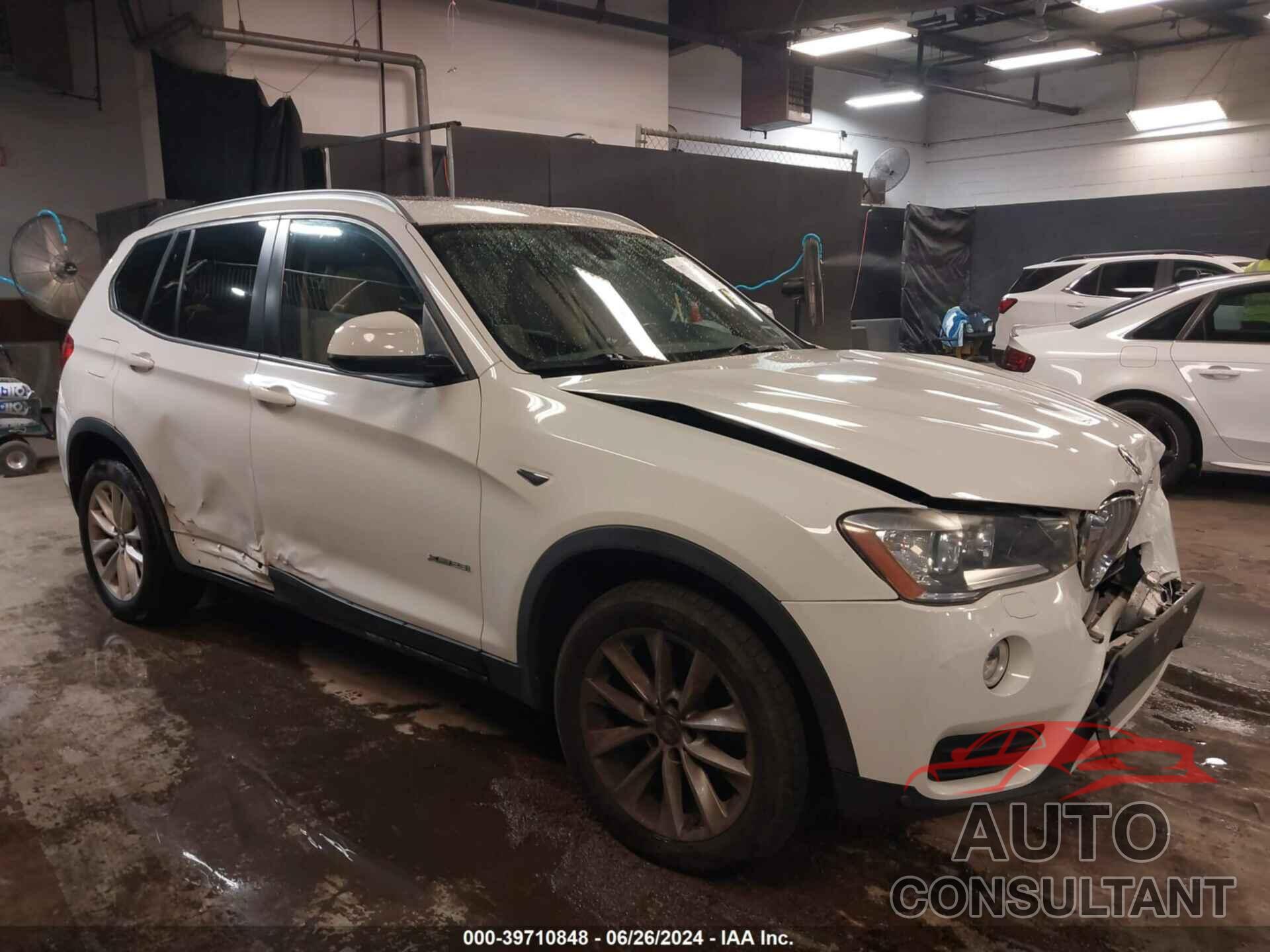 BMW X3 2016 - 5UXWX9C57G0D78801