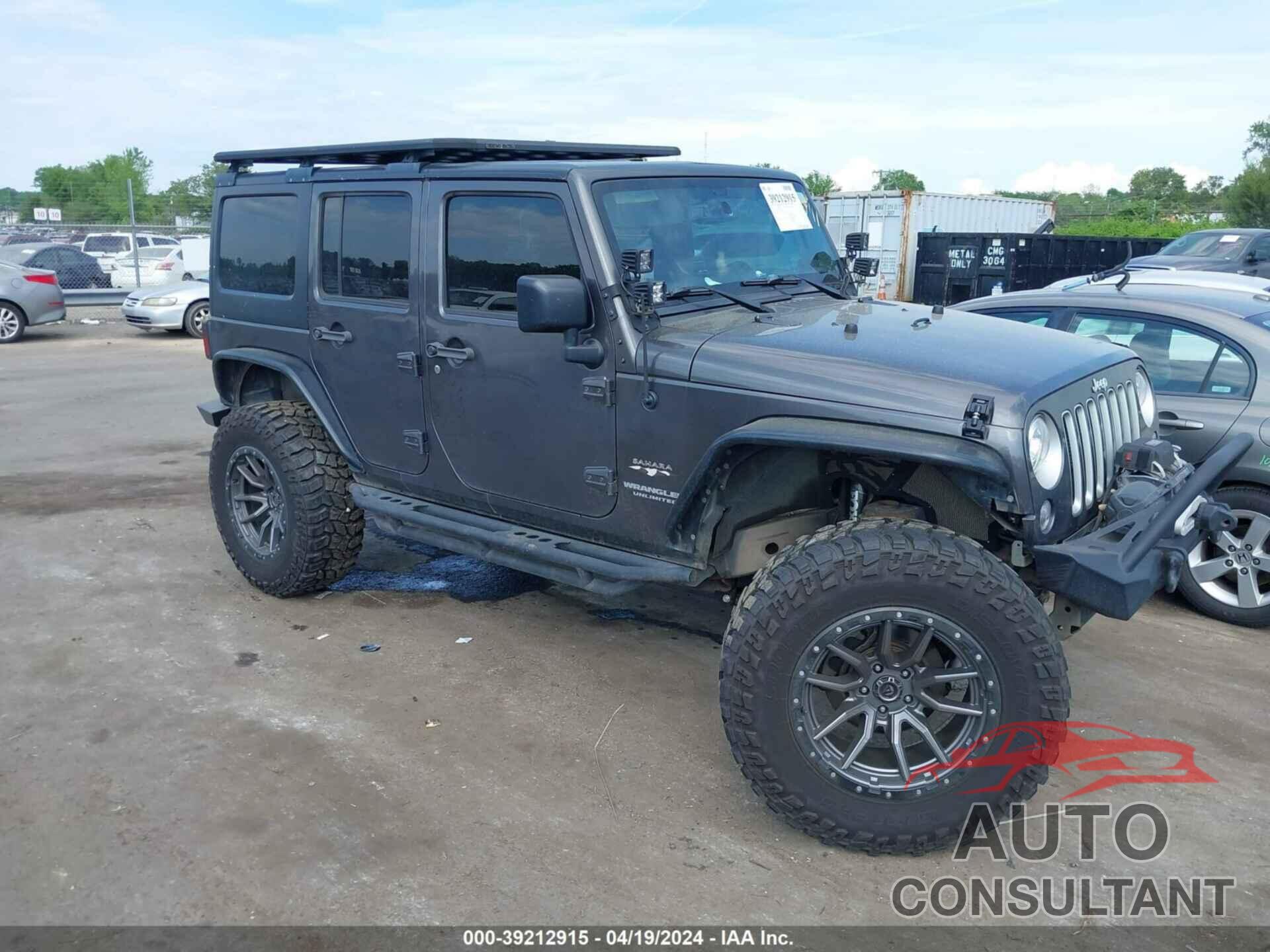 JEEP WRANGLER UNLIMITED 2017 - 1C4BJWEG2HL548204