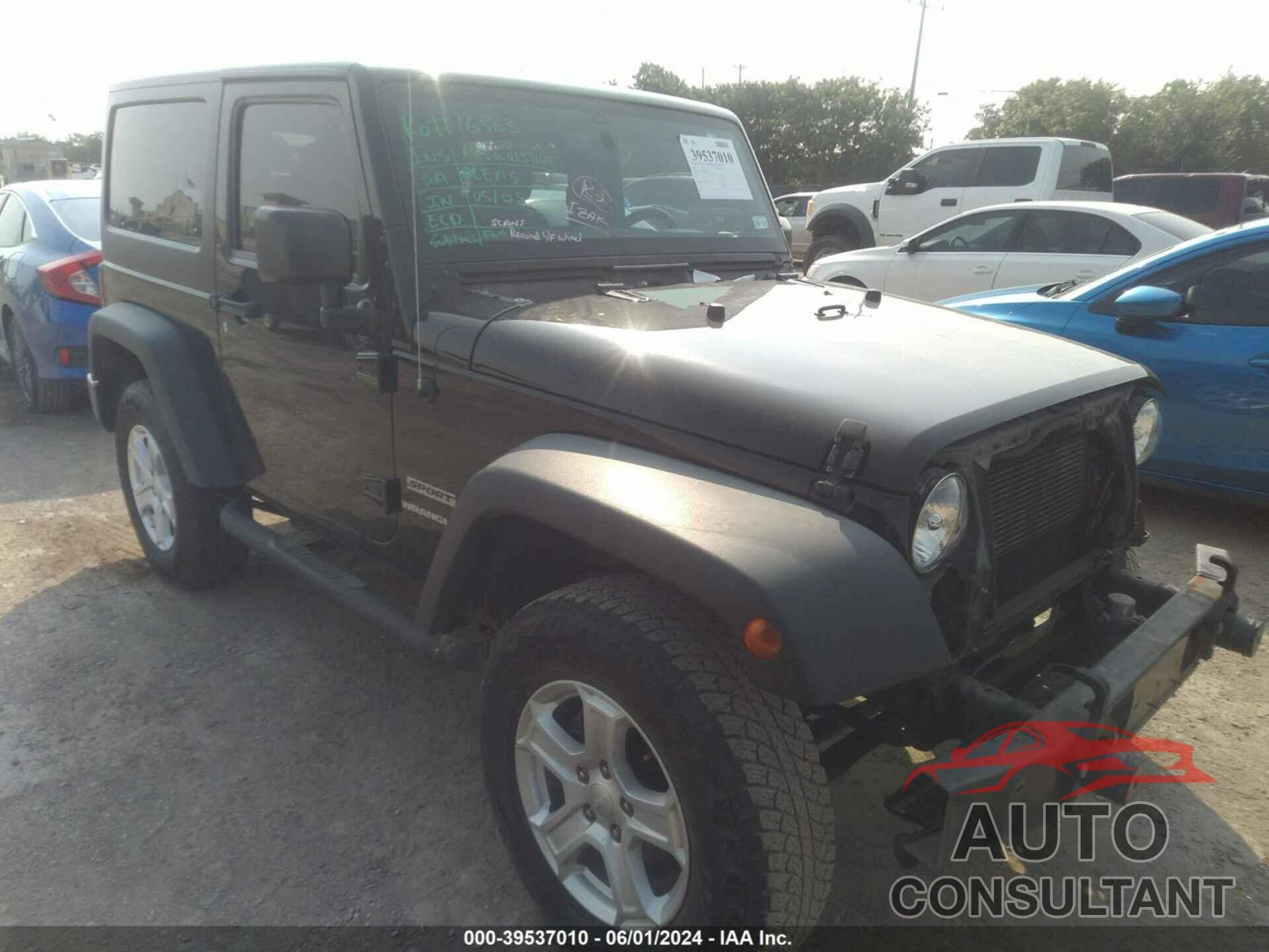 JEEP WRANGLER 2016 - 1C4AJWAG6GL332985