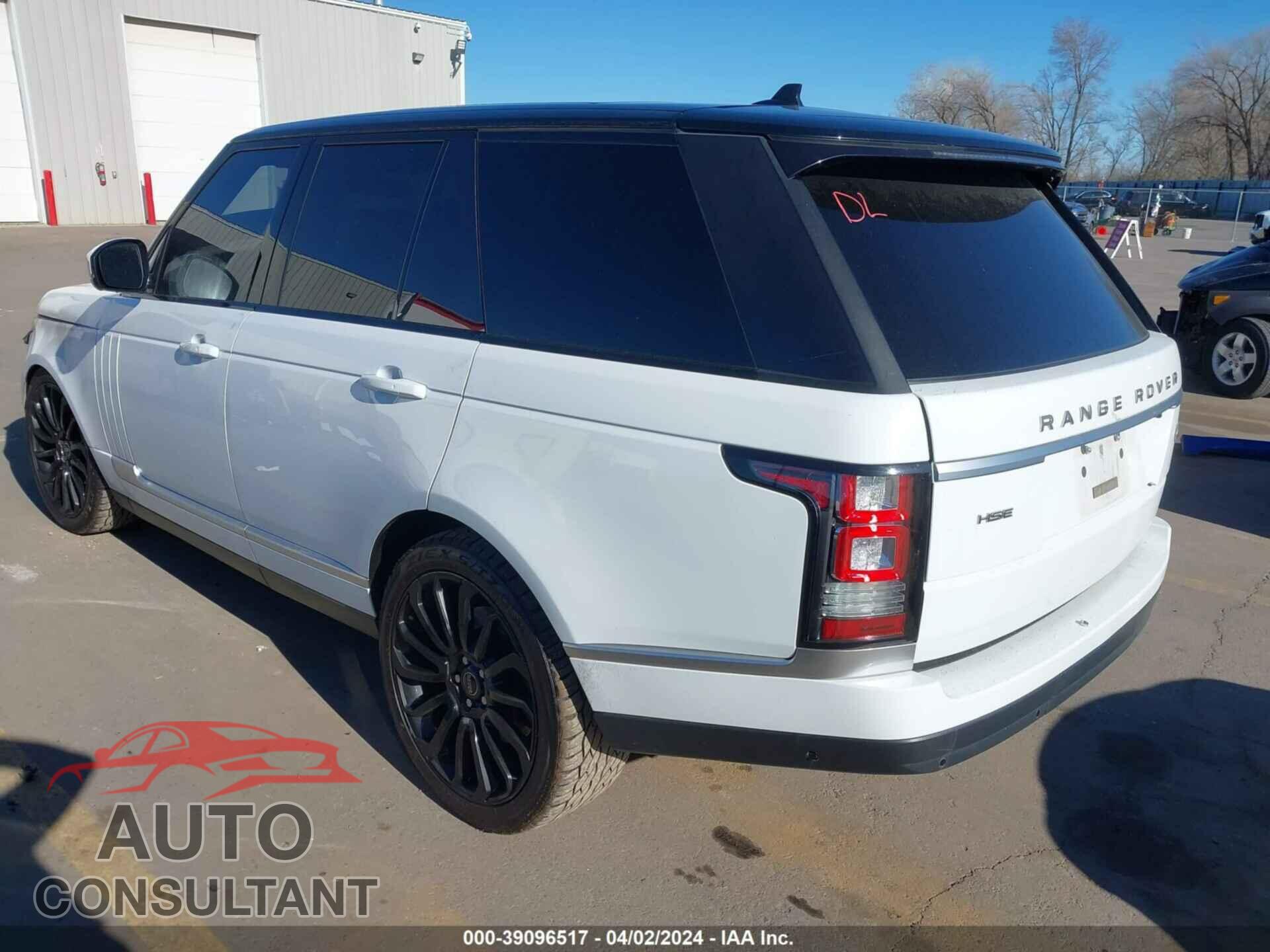 LAND ROVER RANGE ROVER 2016 - SALGS2PFXGA320048
