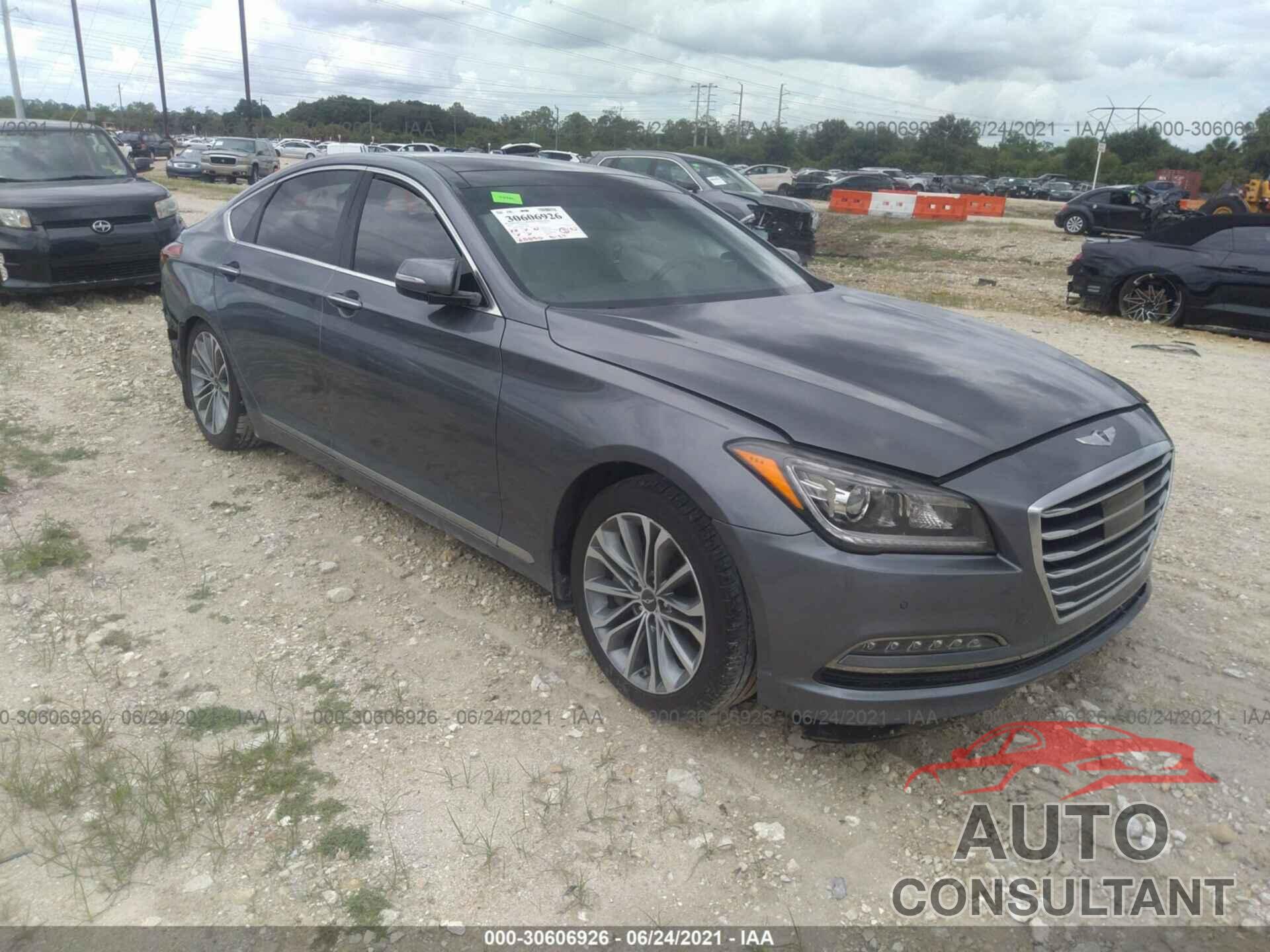 HYUNDAI GENESIS 2016 - KMHGN4JE8GU111038