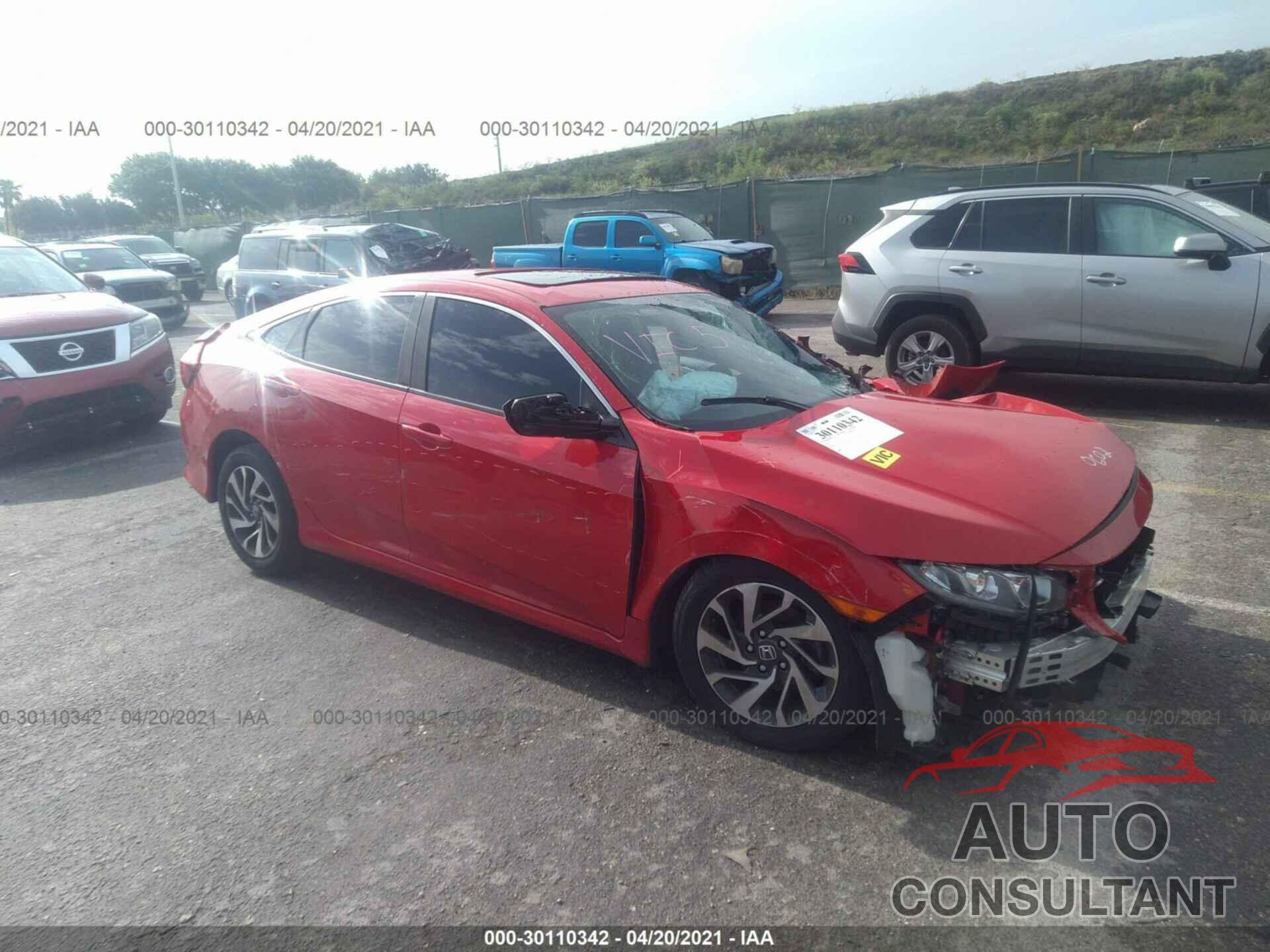 HONDA CIVIC SEDAN 2016 - 2HGFC2F78GH560602