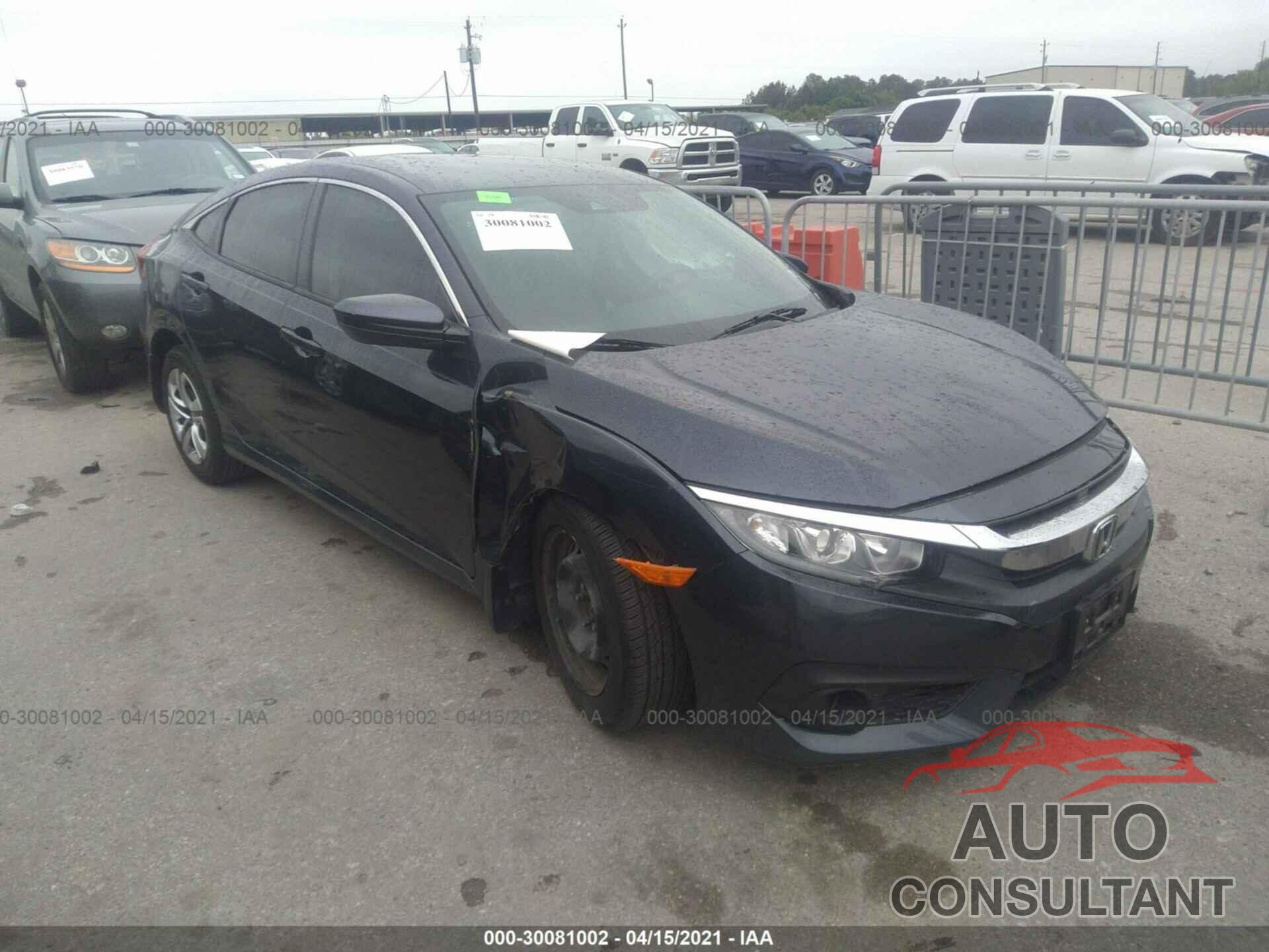 HONDA CIVIC SEDAN 2016 - 19XFC2F62GE058573