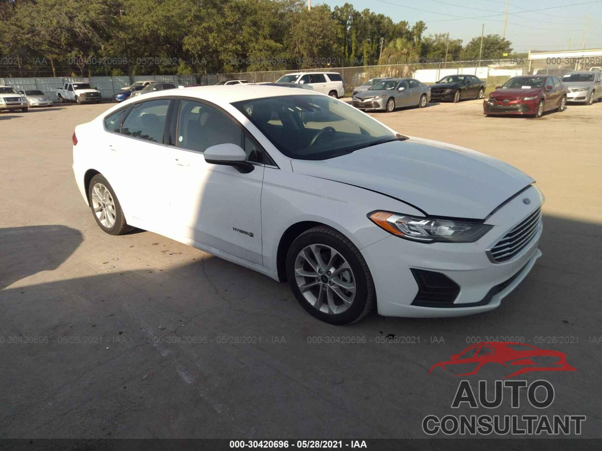 FORD FUSION HYBRID 2019 - 3FA6P0LU9KR189812