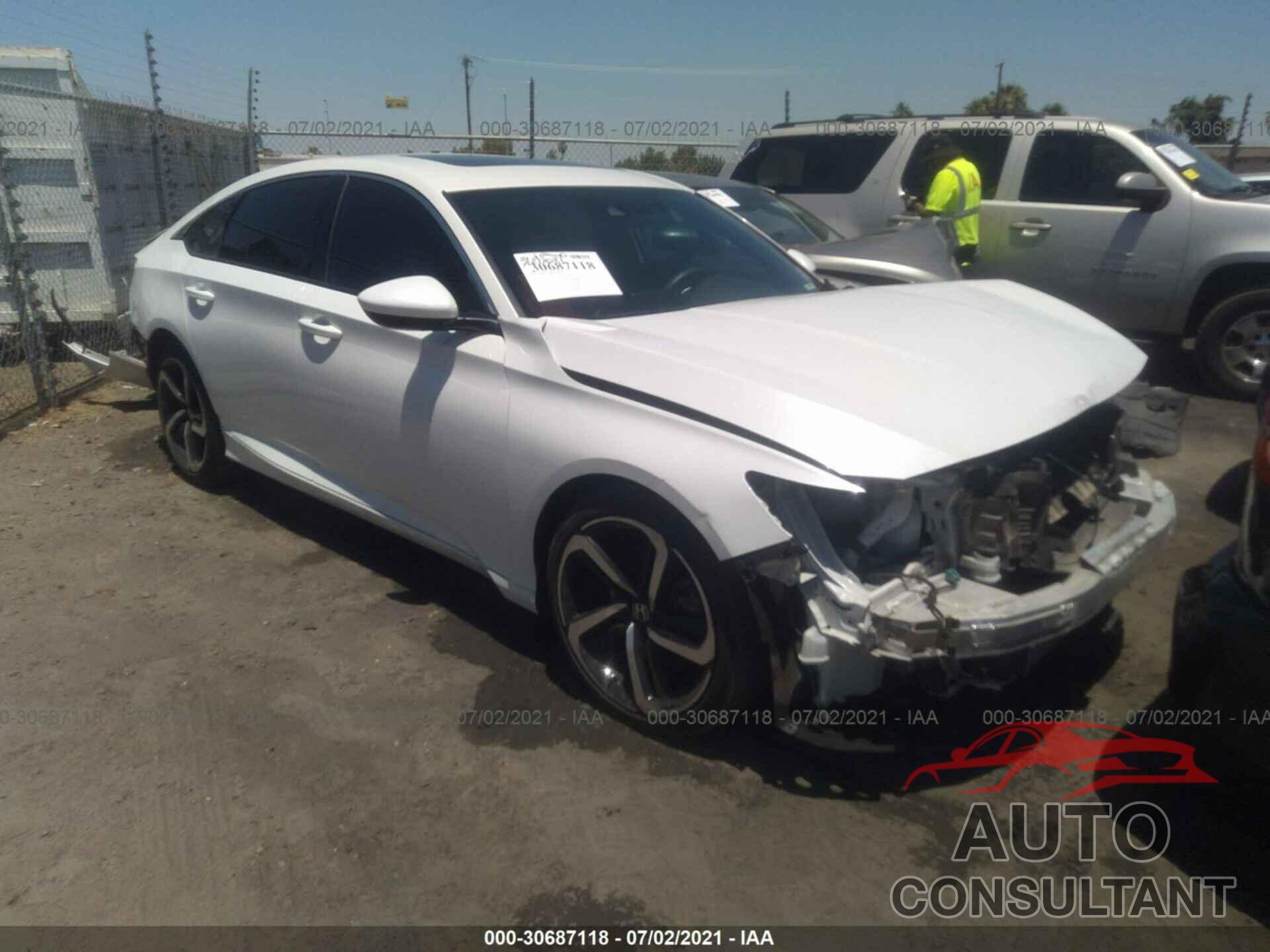 HONDA ACCORD SEDAN 2019 - 1HGCV2F37KA010129