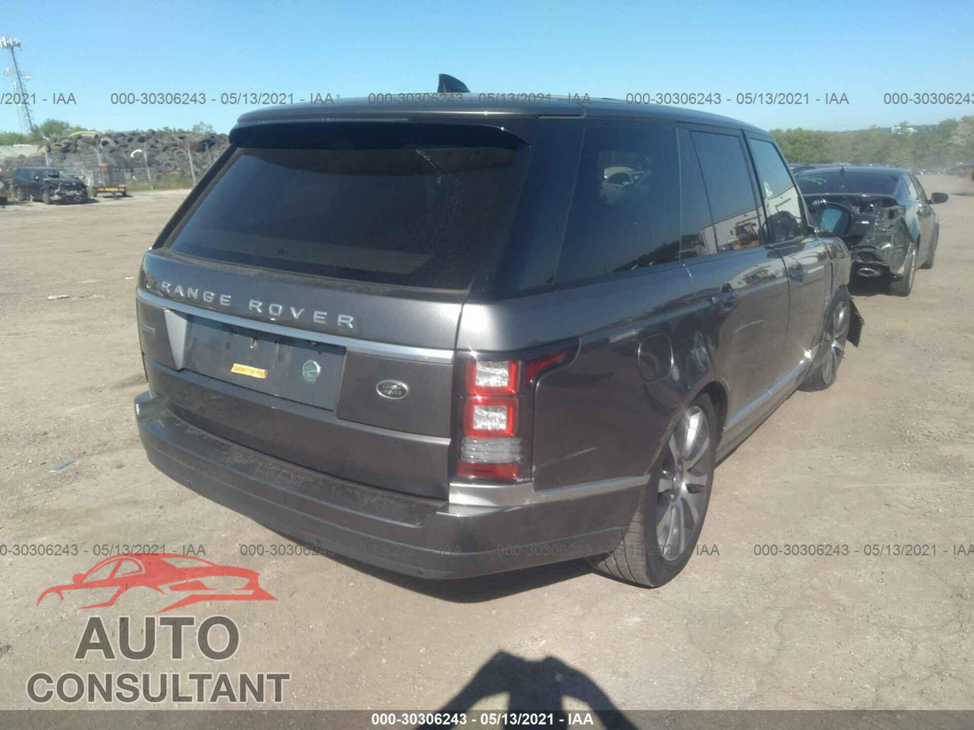 LAND ROVER RANGE ROVER 2017 - SALGS2FEXHA323865