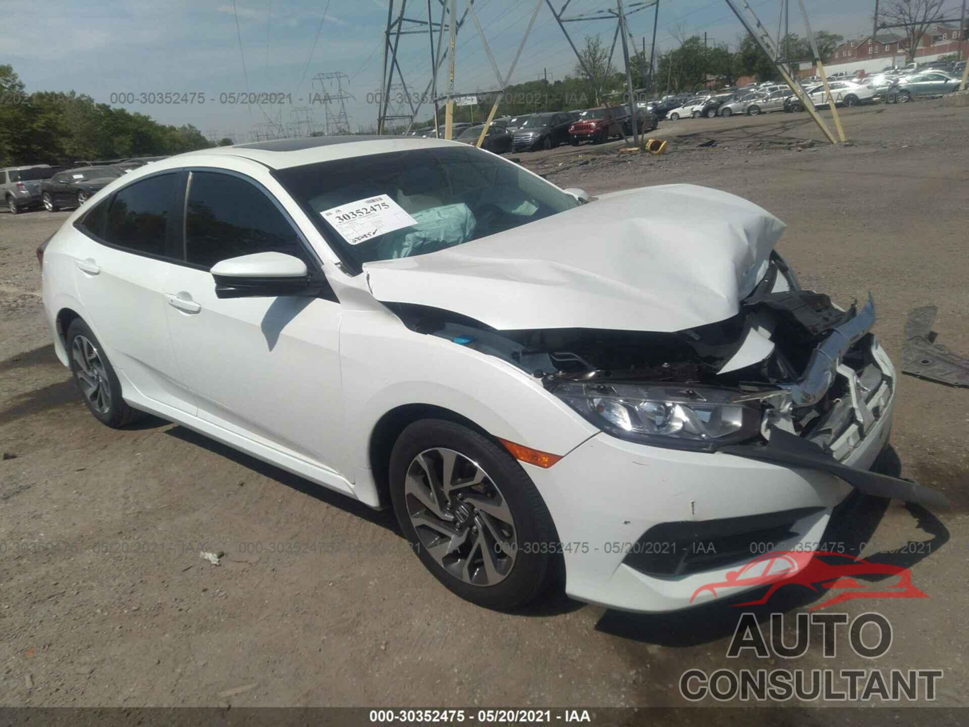 HONDA CIVIC SEDAN 2017 - 19XFC2F77HE225309