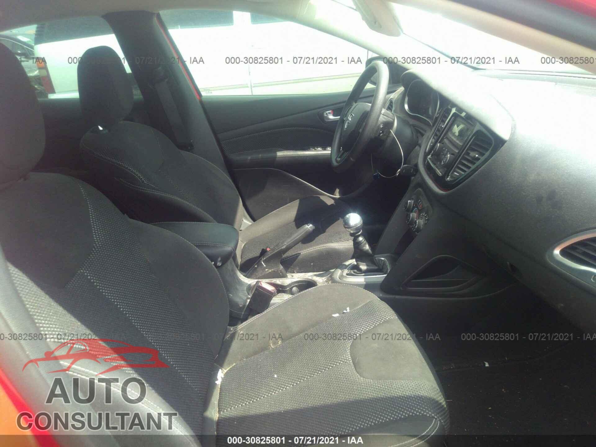 DODGE DART 2016 - 1C3CDFBB2GD645209