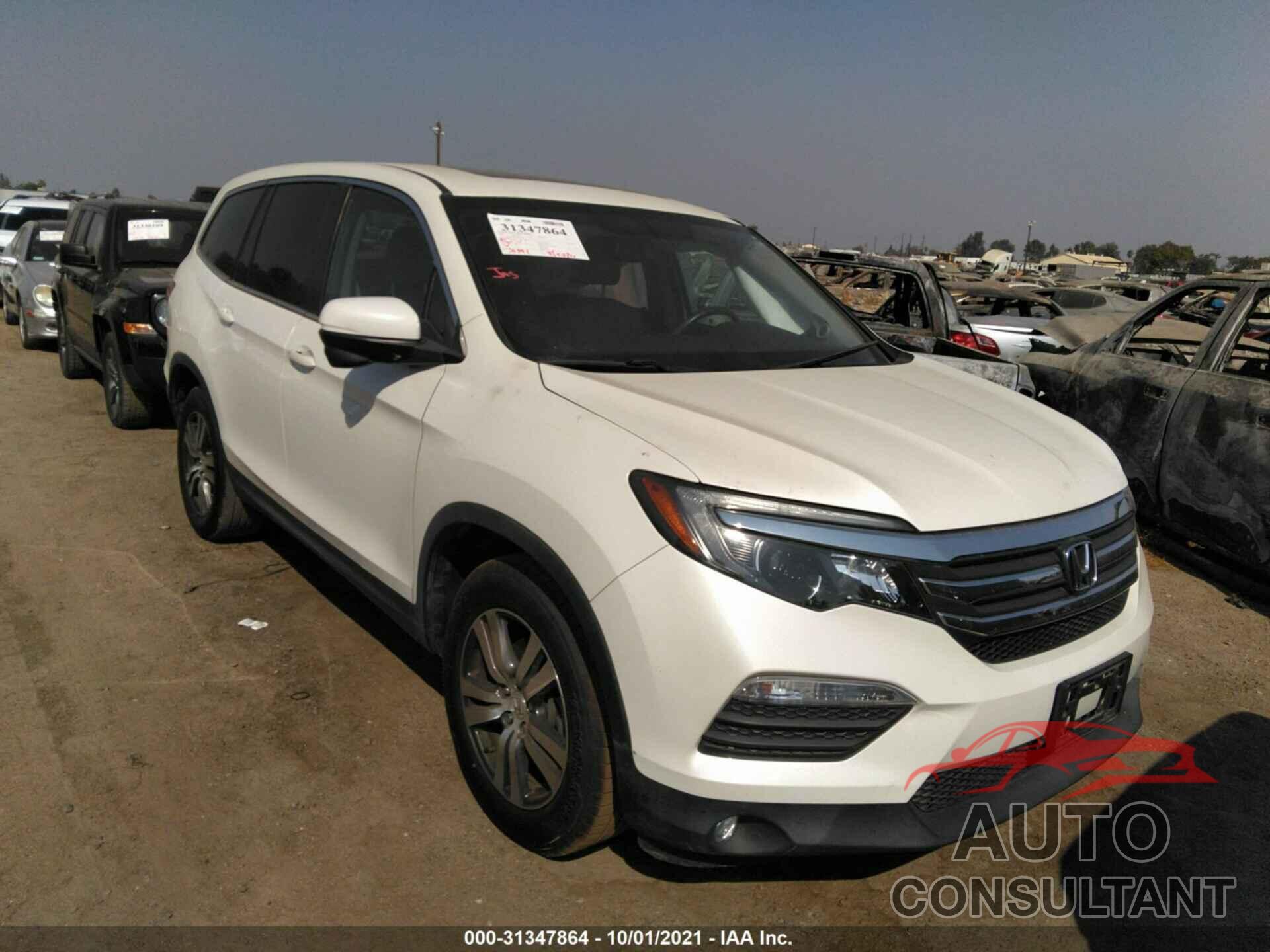 HONDA PILOT 2016 - 5FNYF5H55GB053884