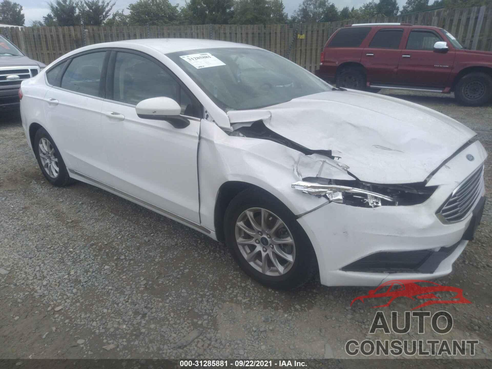 FORD FUSION 2017 - 3FA6P0G7XHR198273