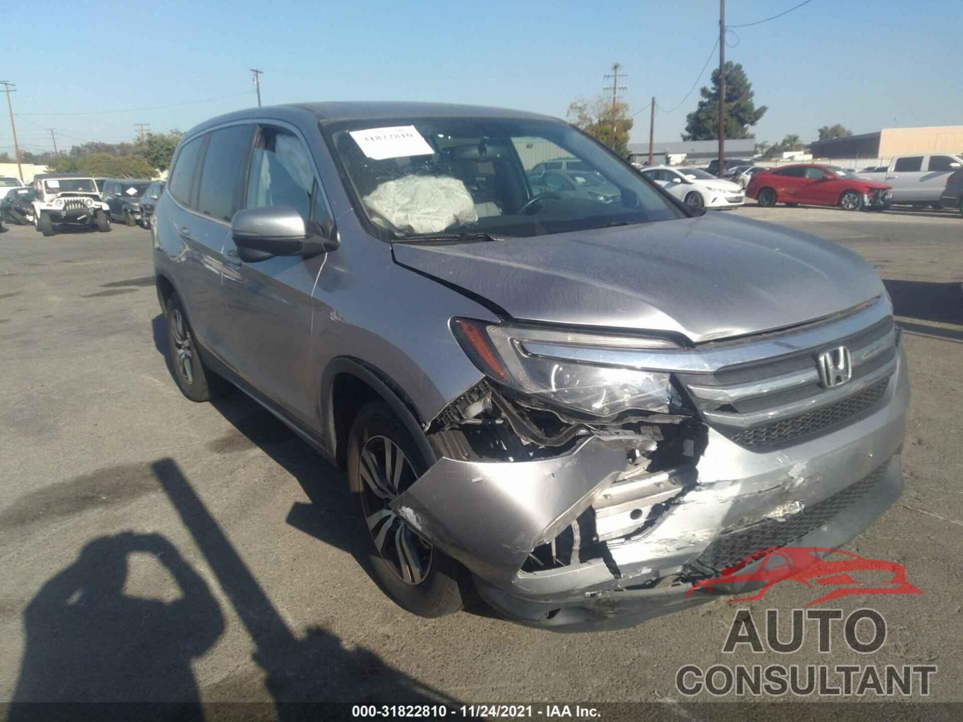 HONDA PILOT 2016 - 5FNYF5H57GB053210