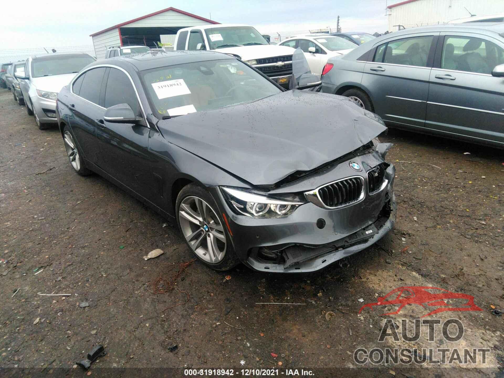 BMW 4 SERIES 2018 - WBA4J1C51JBG79231