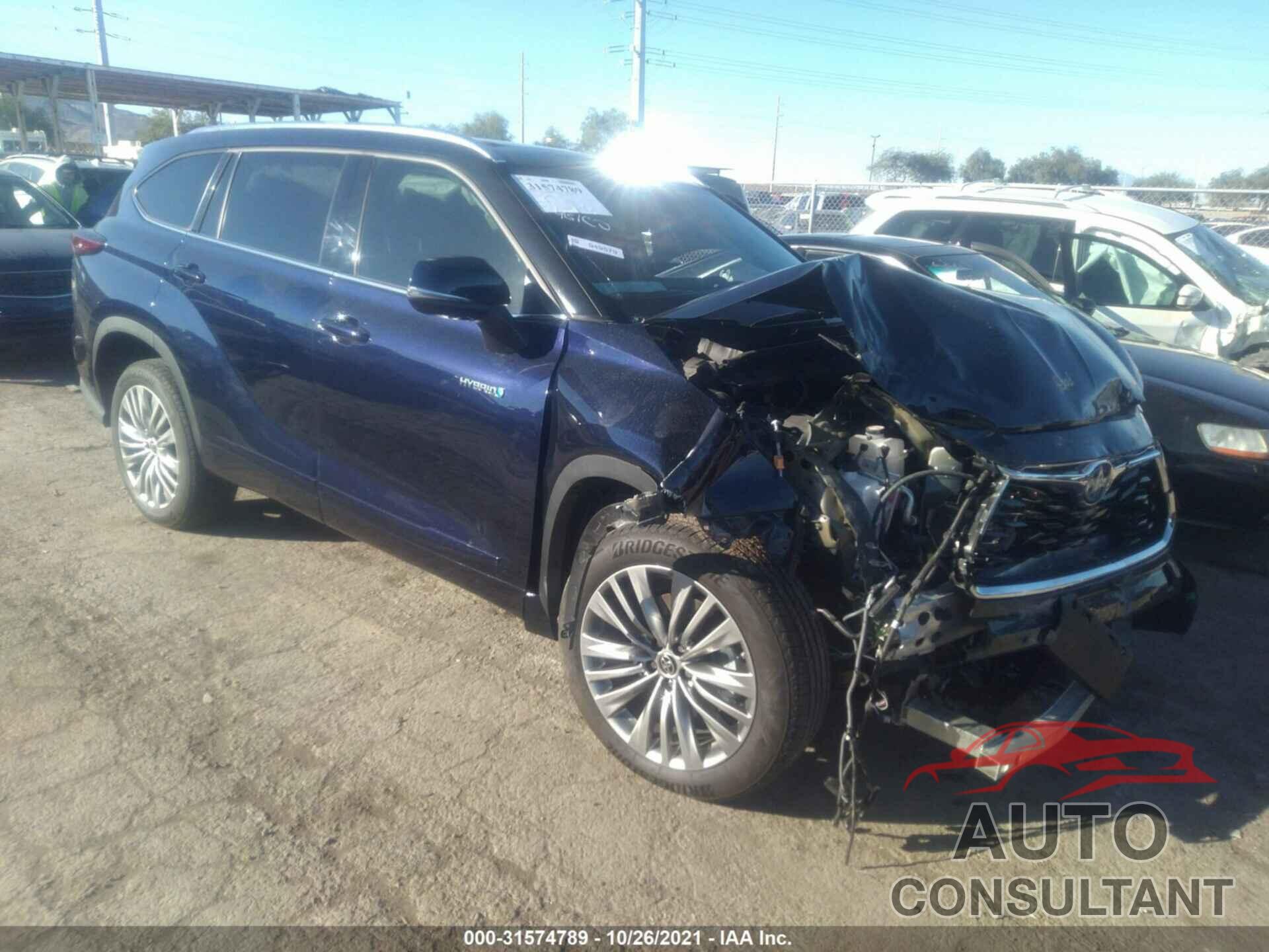 TOYOTA HIGHLANDER 2020 - 5TDFARAH1LS004186