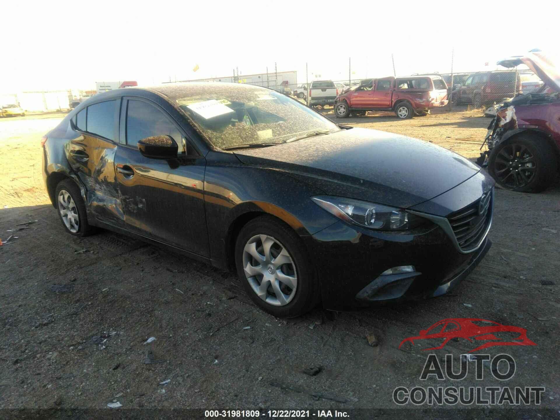 MAZDA MAZDA3 2016 - JM1BM1T75G1315666