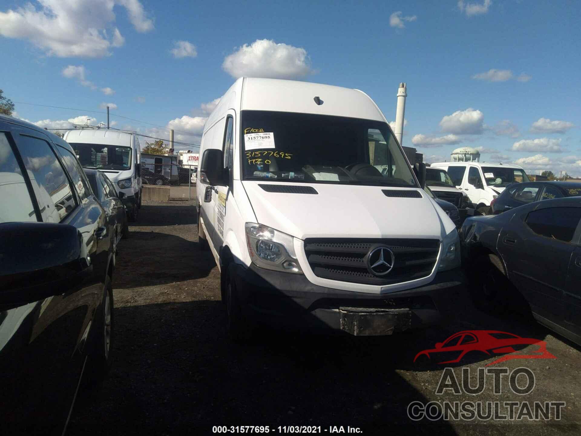MERCEDES-BENZ SPRINTER CARGO VAN 2017 - WD3PF1CD4HP376344
