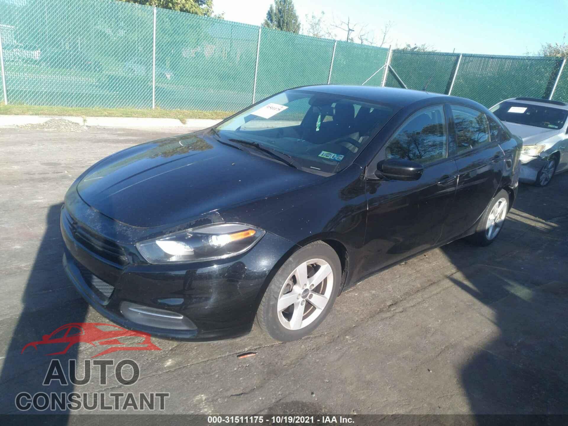 DODGE DART 2016 - 1C3CDFBBXGD551093