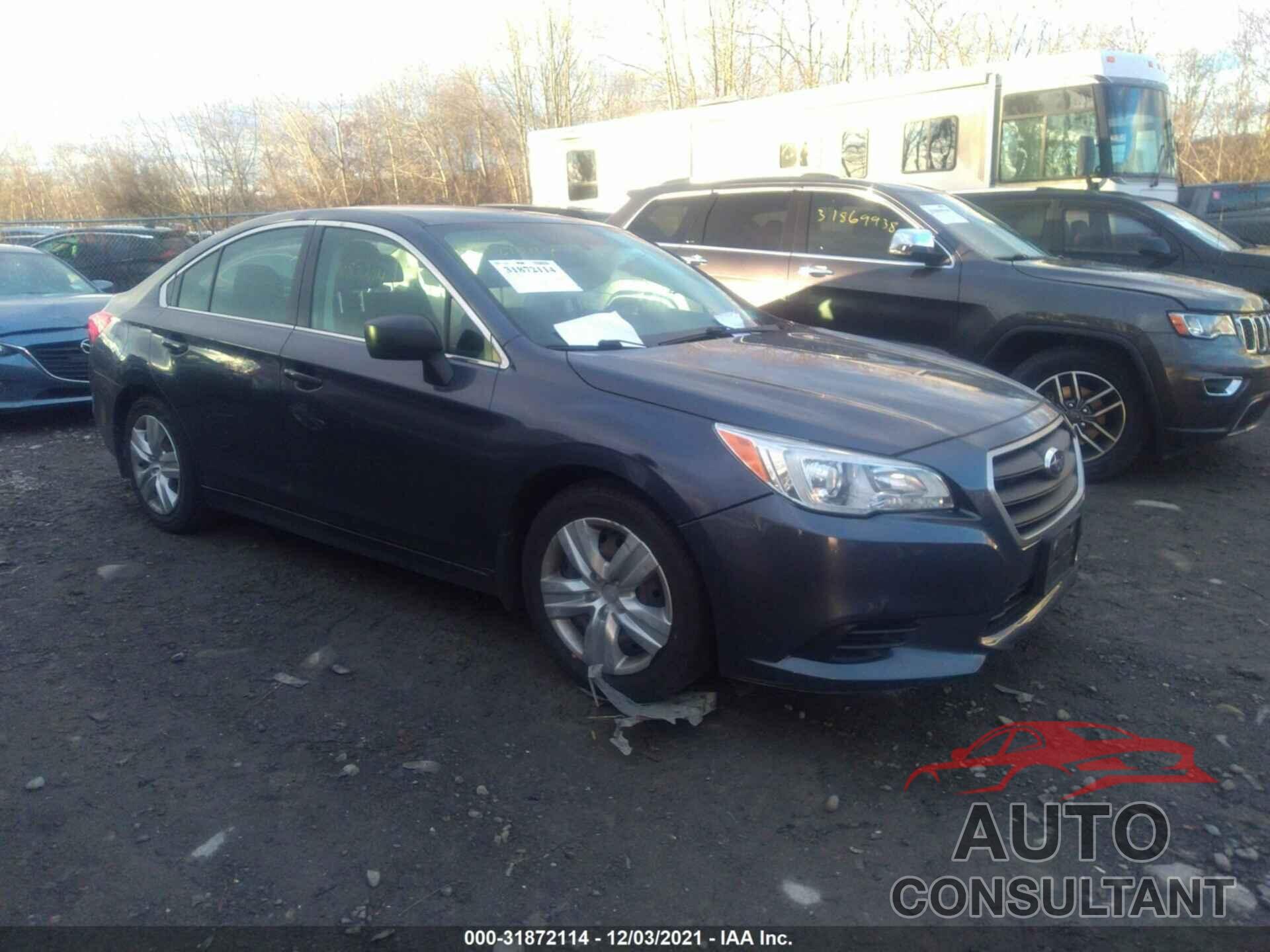 SUBARU LEGACY 2016 - 4S3BNAA68G3057607