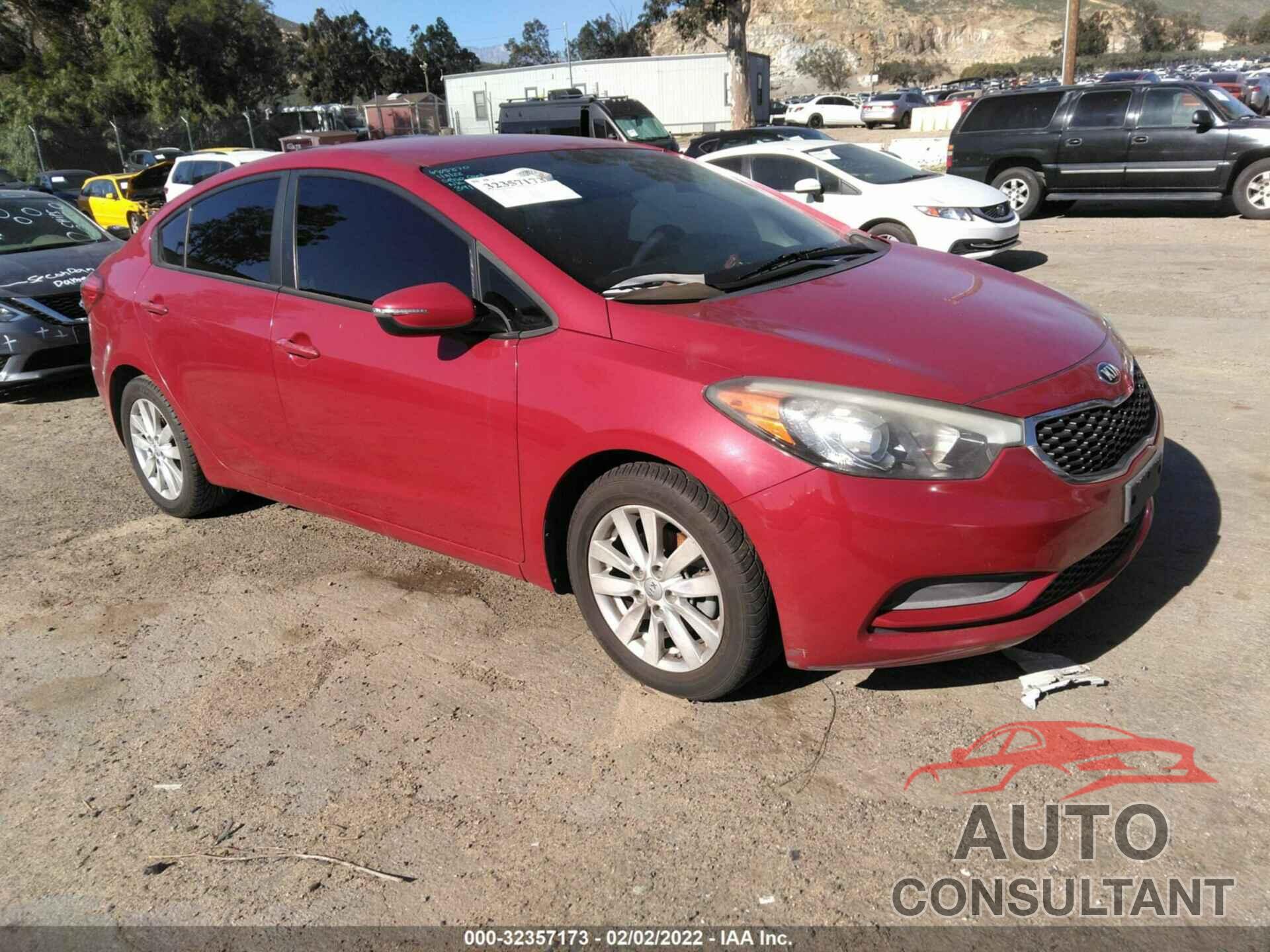 KIA FORTE 2016 - KNAFX4A65G5462791