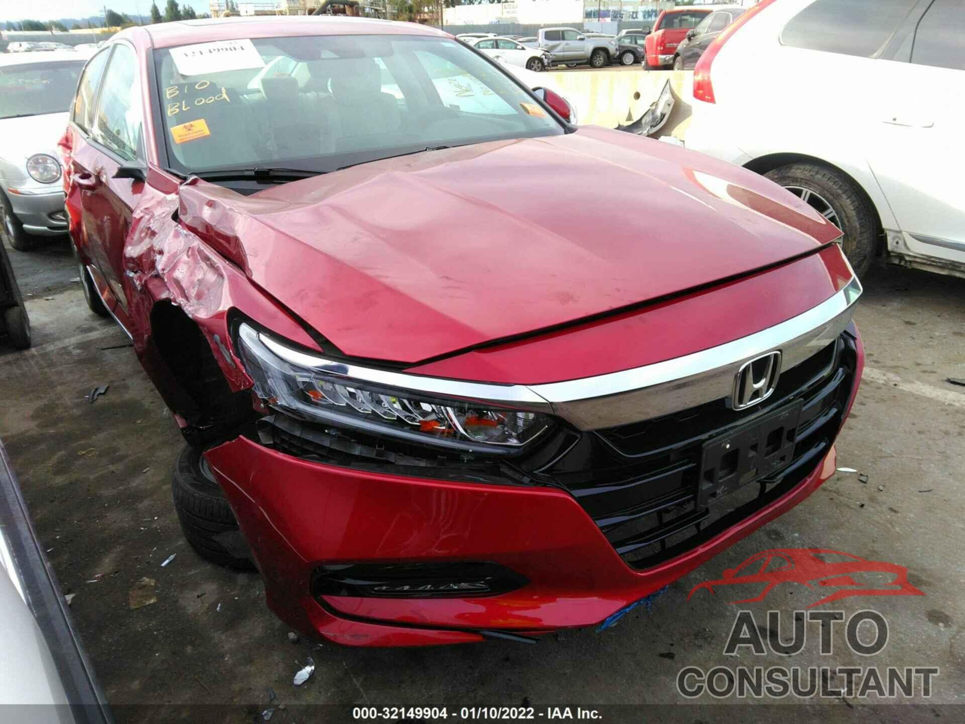 HONDA ACCORD SEDAN 2018 - 1HGCV1F57JA044050