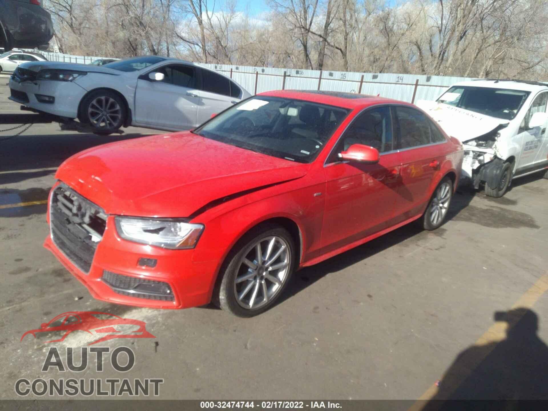 AUDI A4 2016 - WAUBFAFL8GN016357