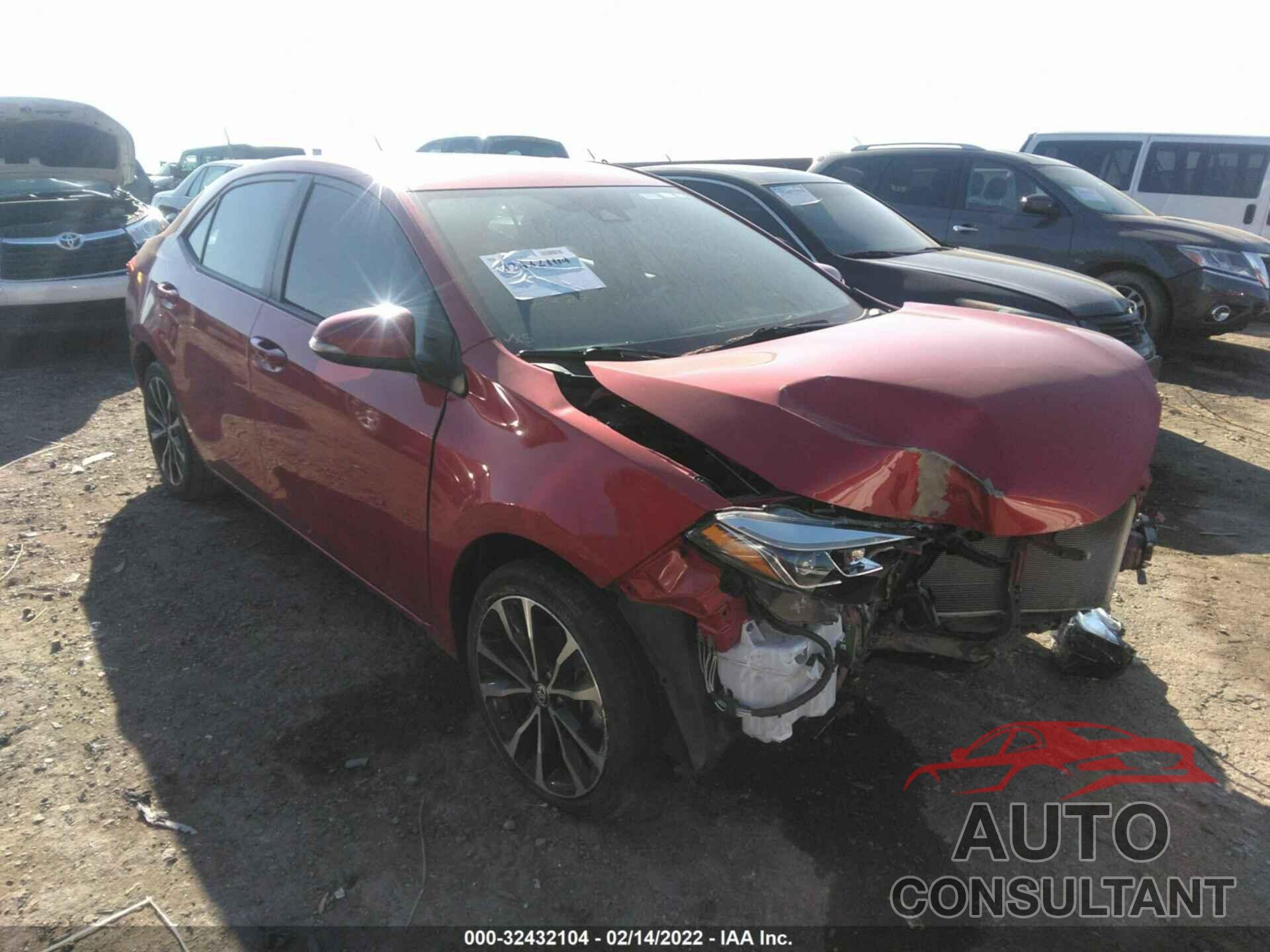 TOYOTA COROLLA 2018 - 5YFBURHE8JP835126
