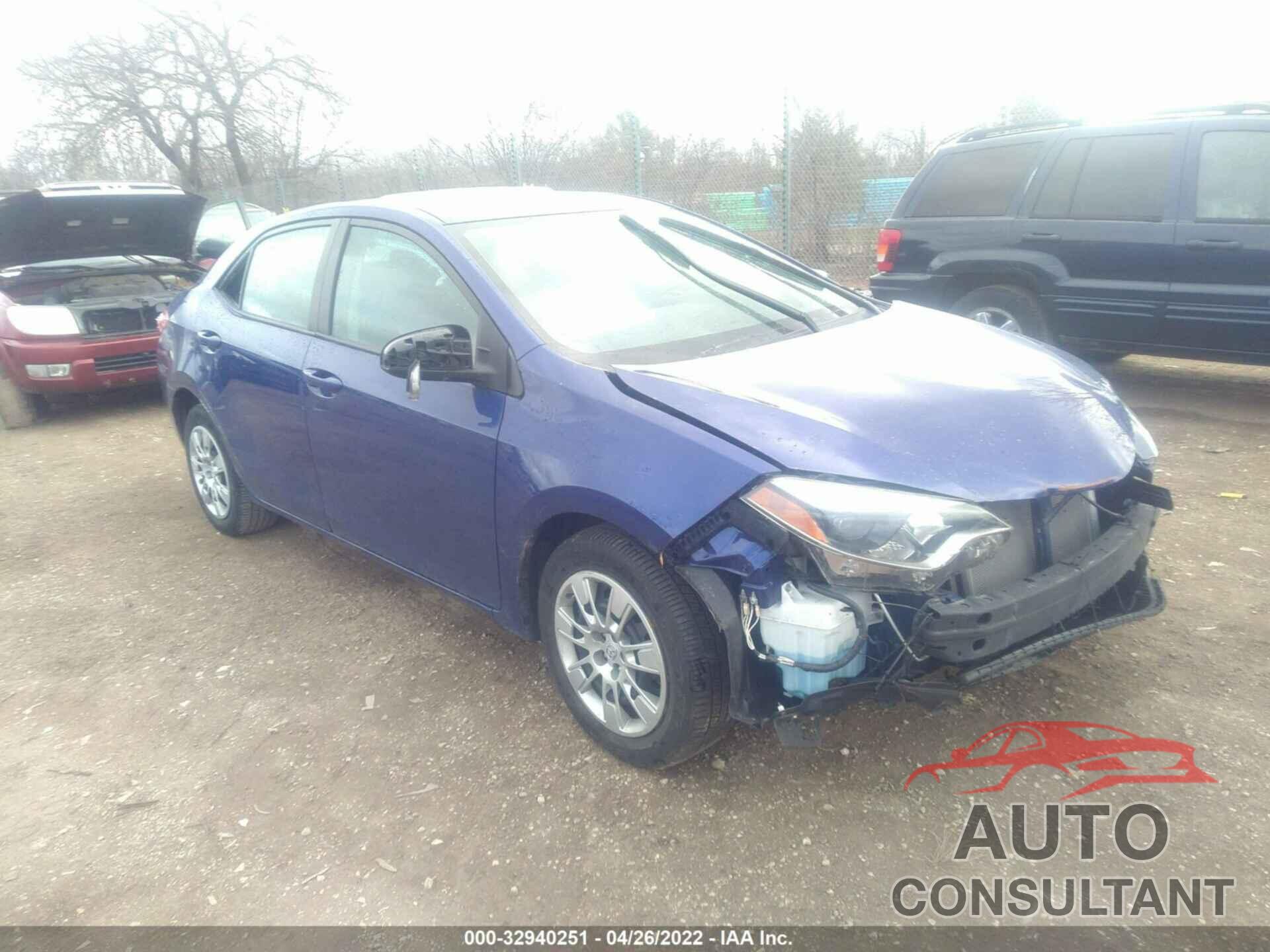 TOYOTA COROLLA 2016 - 2T1BURHE7GC702351