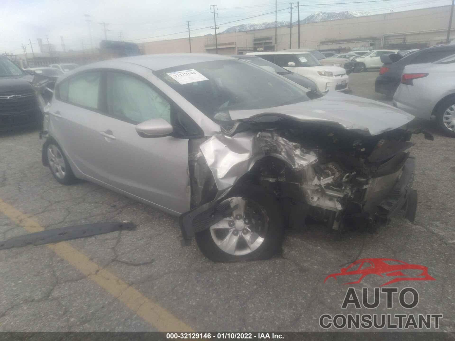 KIA FORTE 2017 - 3KPFK4A77HE017792
